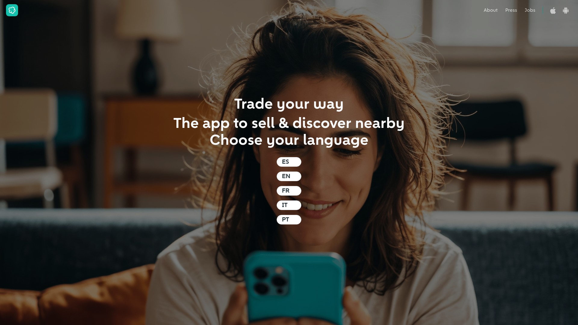 Screenshot of wallapop.com