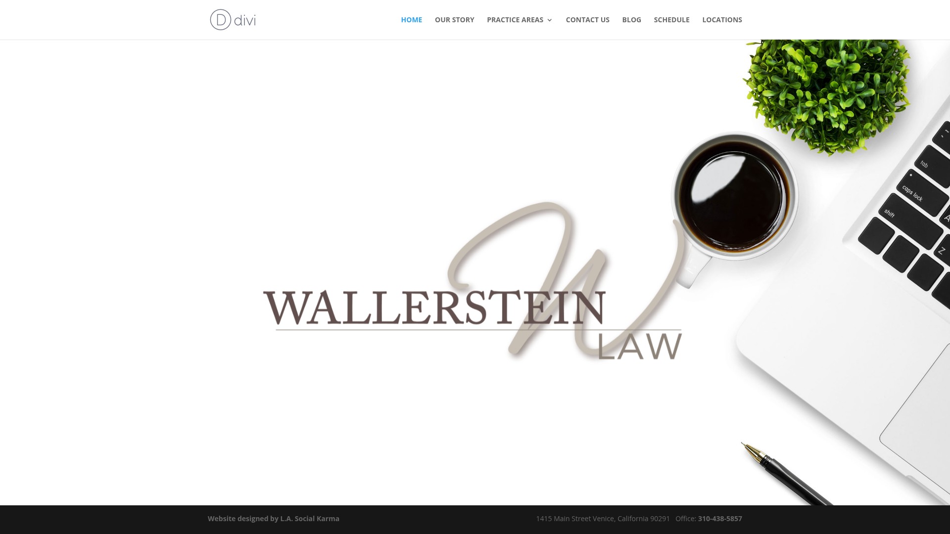 Screenshot of wallersteinlaw.com
