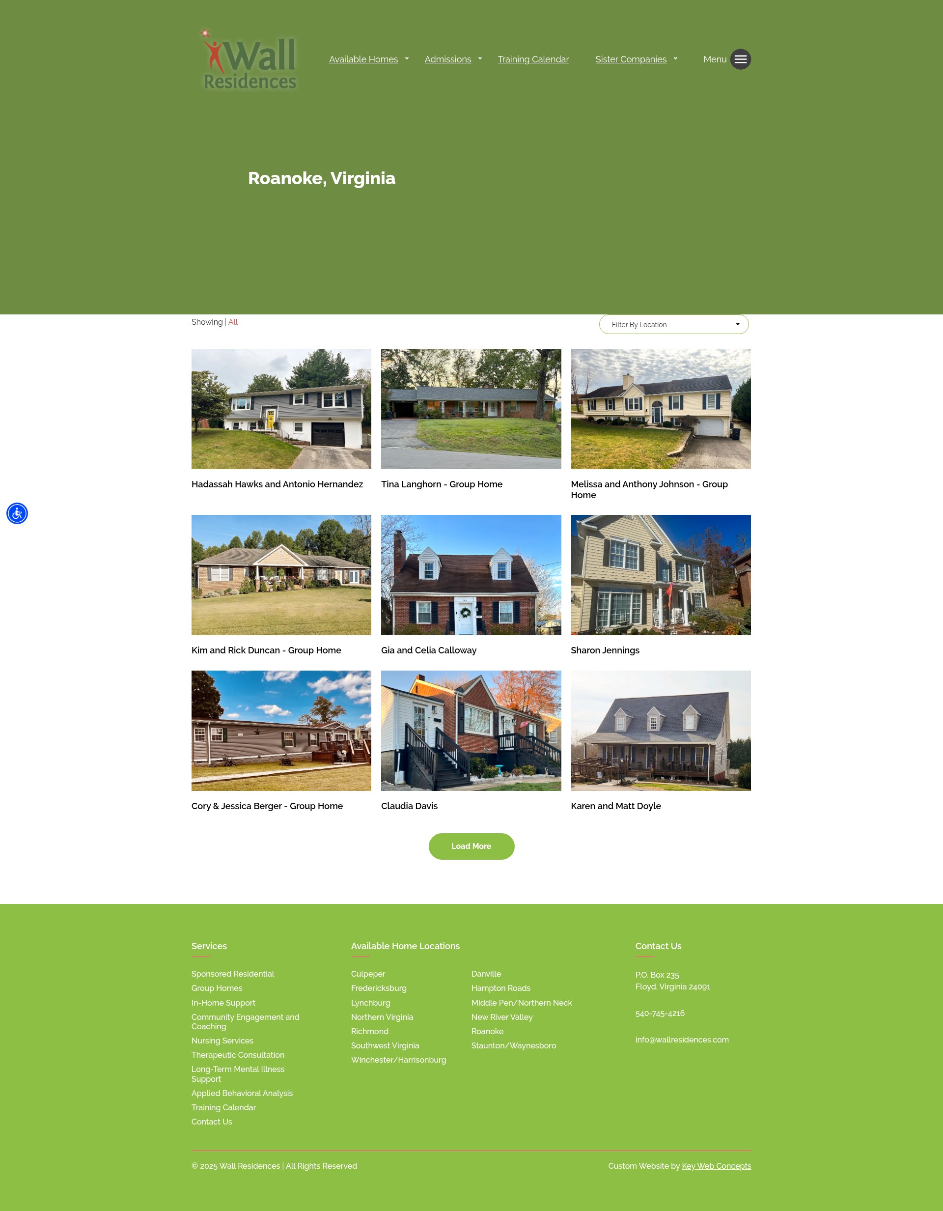 Screenshot of wallresidences.com