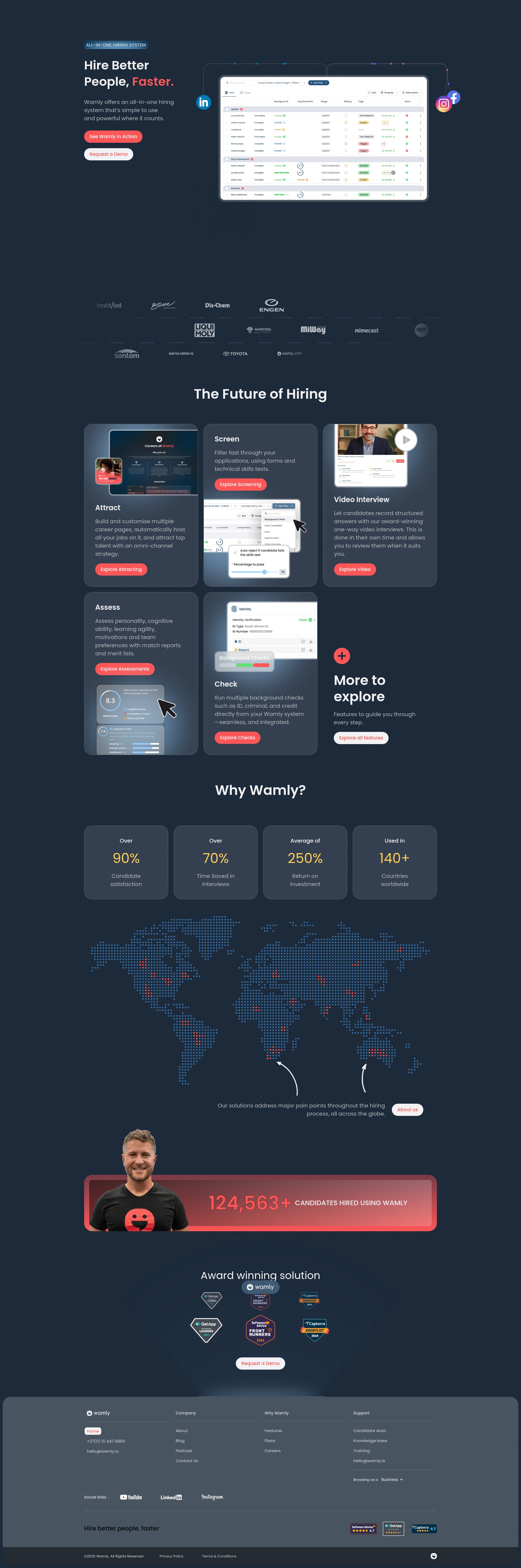 Screenshot of wamly.io