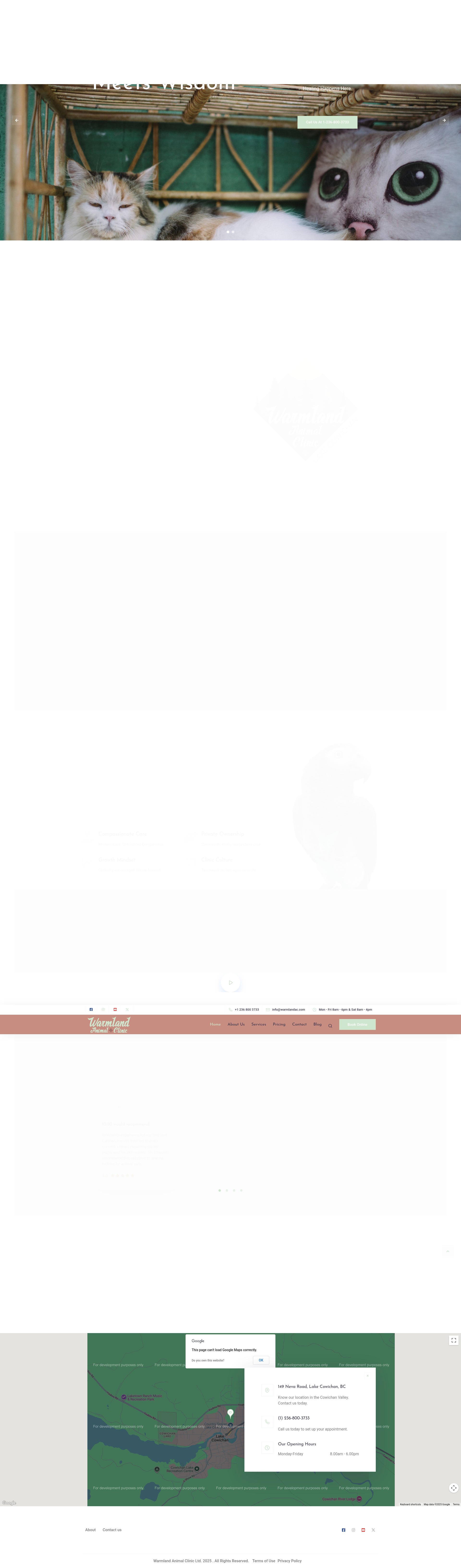 Screenshot of warmlandac.com