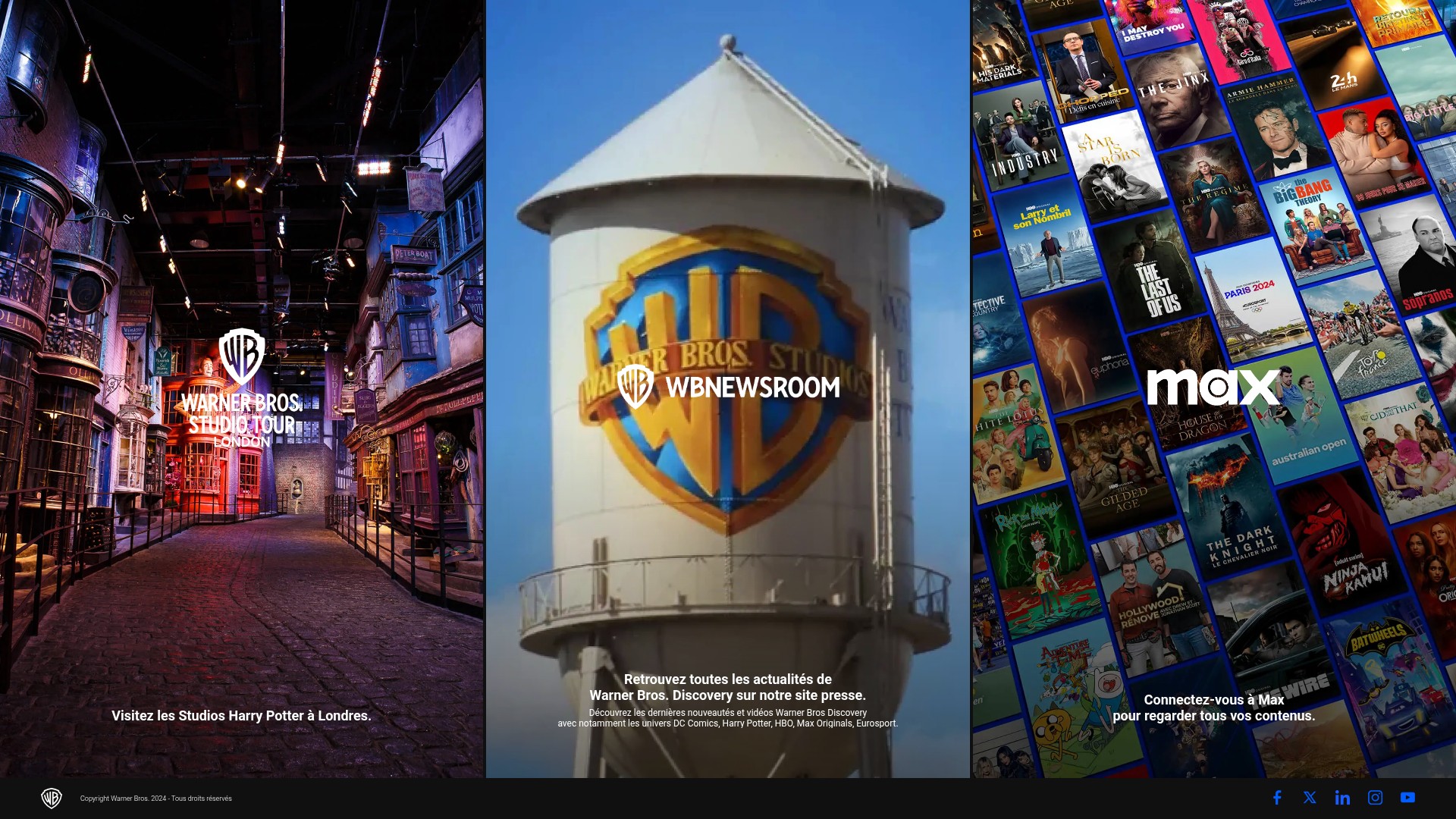 Screenshot of warnerbros.fr