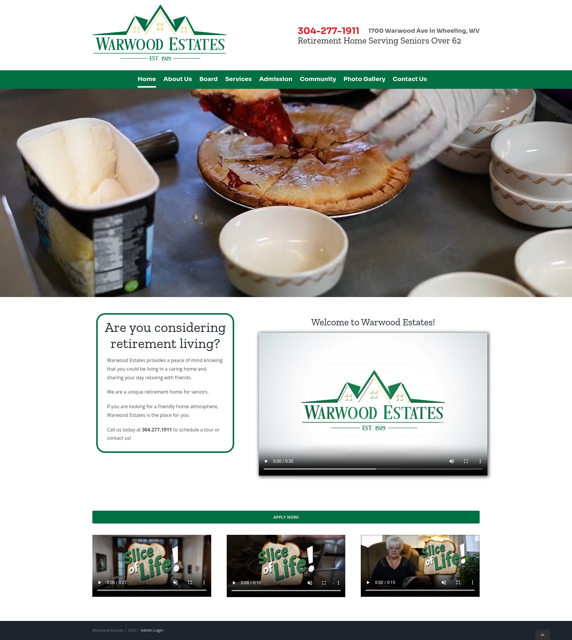 Screenshot of warwoodestates.com