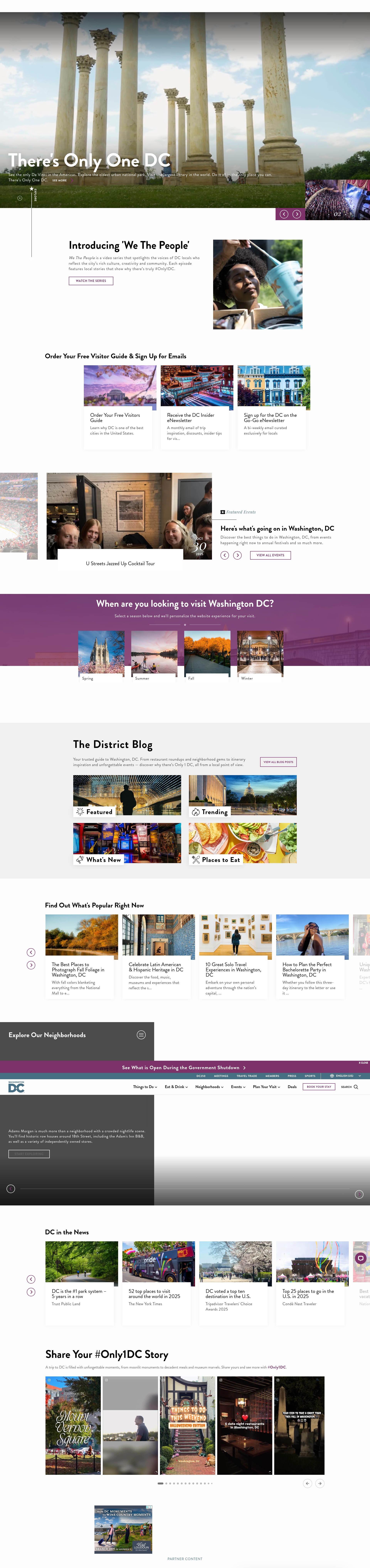 Screenshot of washington.org