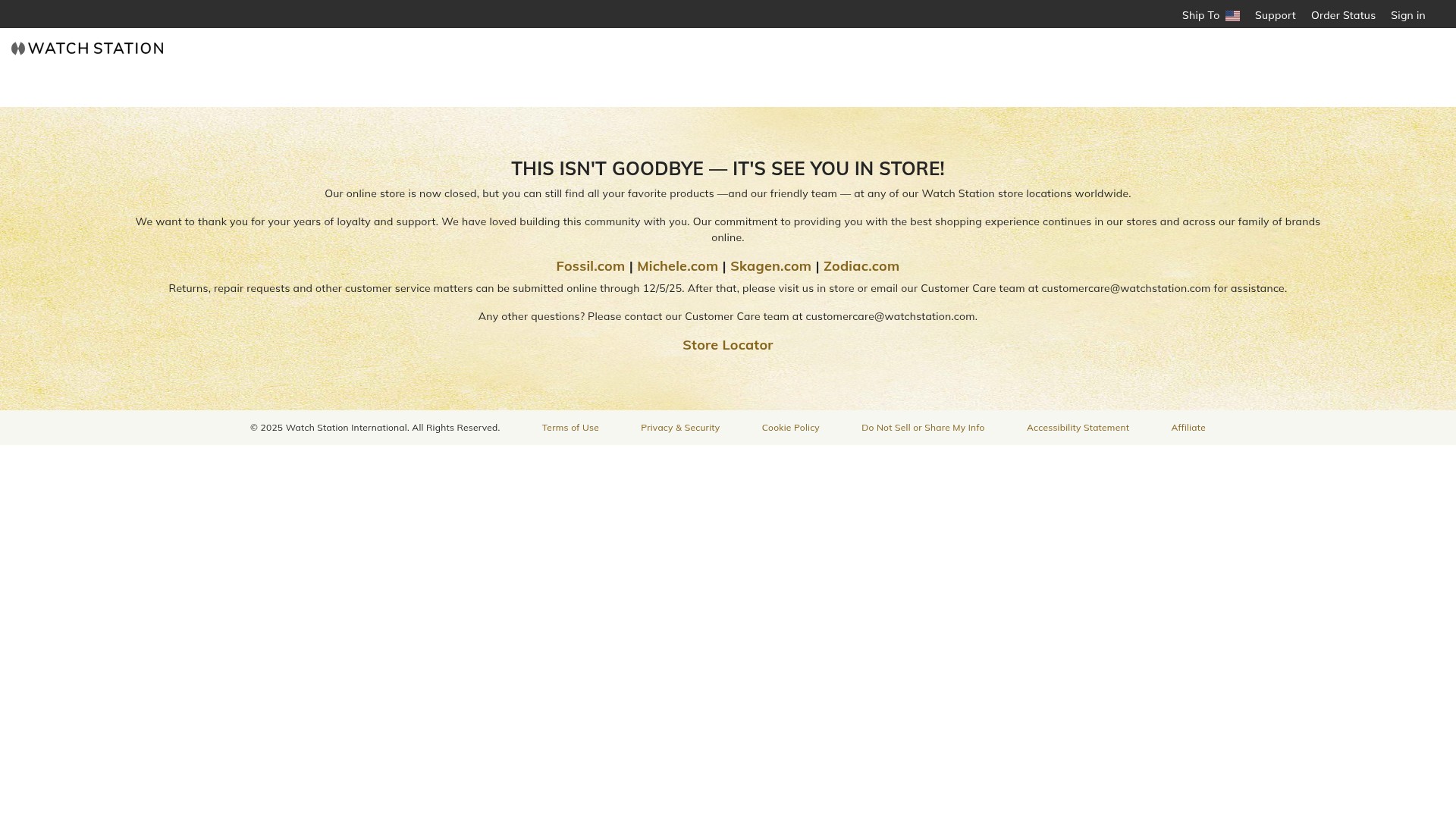 Screenshot of watchstation.com