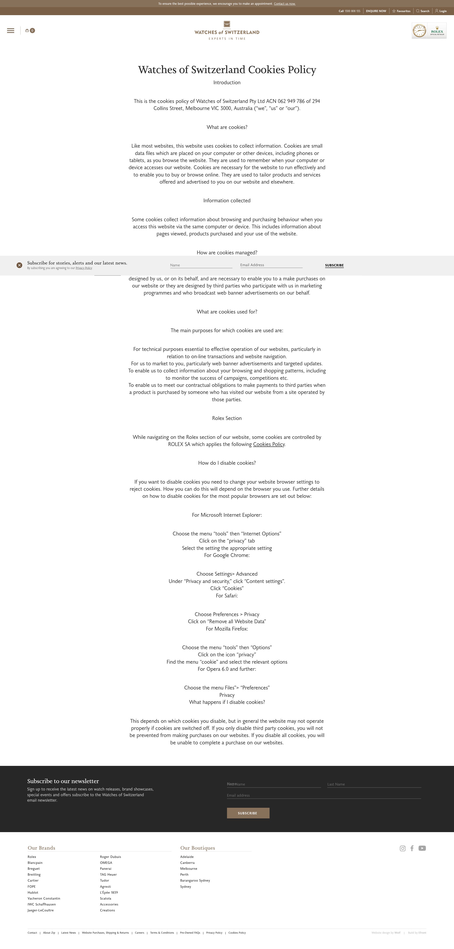 Screenshot of watchswiss.com