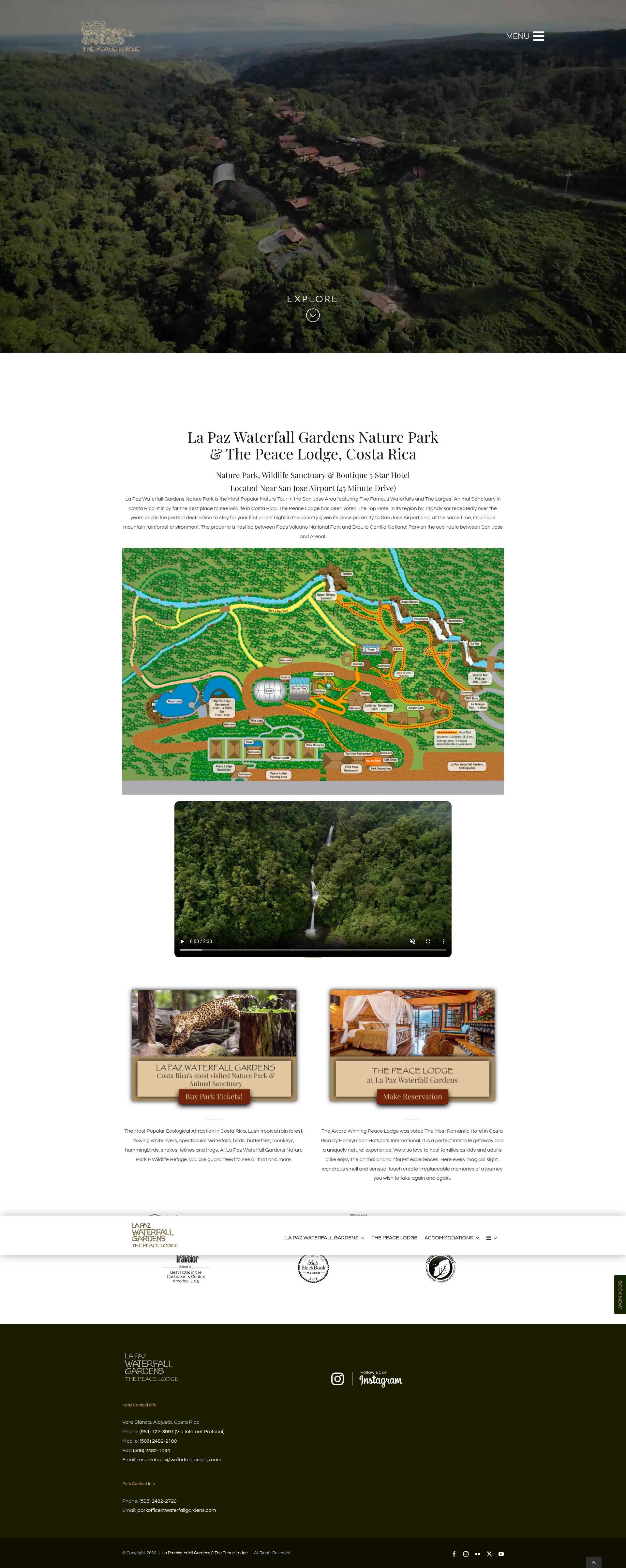 Screenshot of waterfallgardens.com