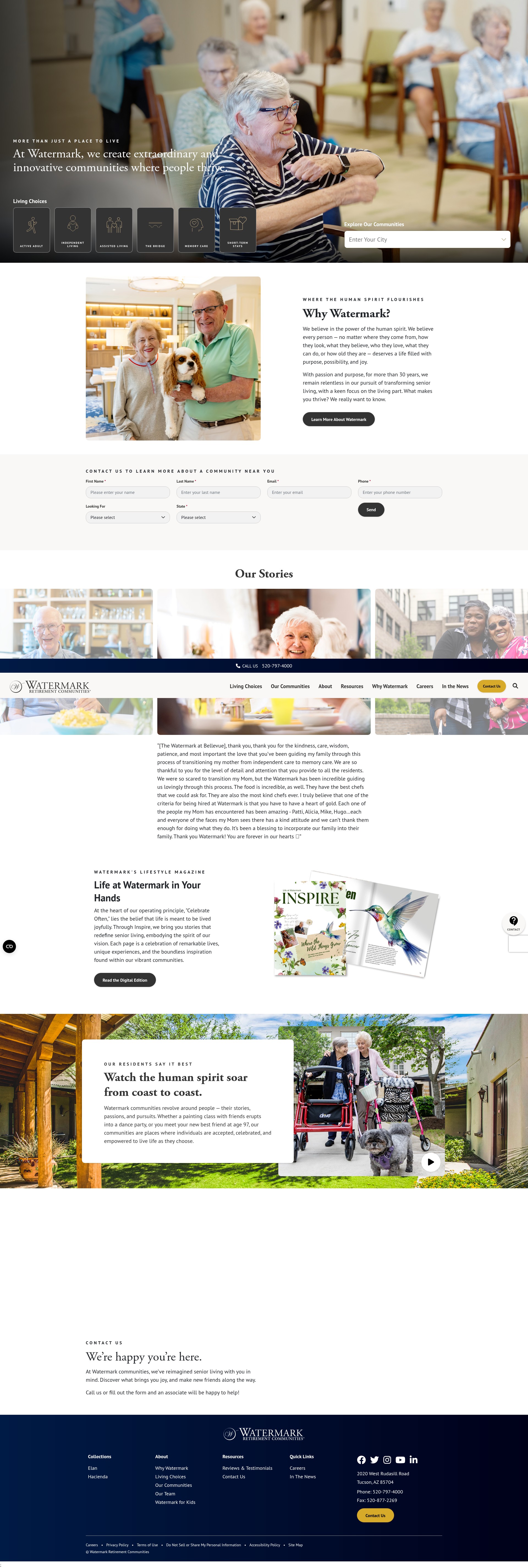 Screenshot of watermarkcommunities.com