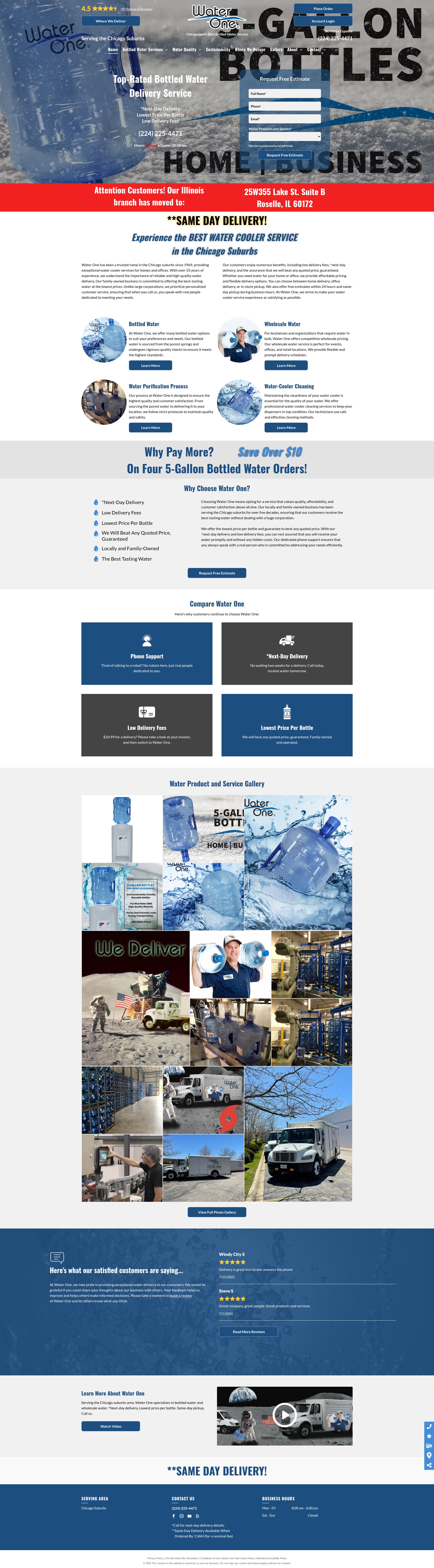 Screenshot of wateroneil.com
