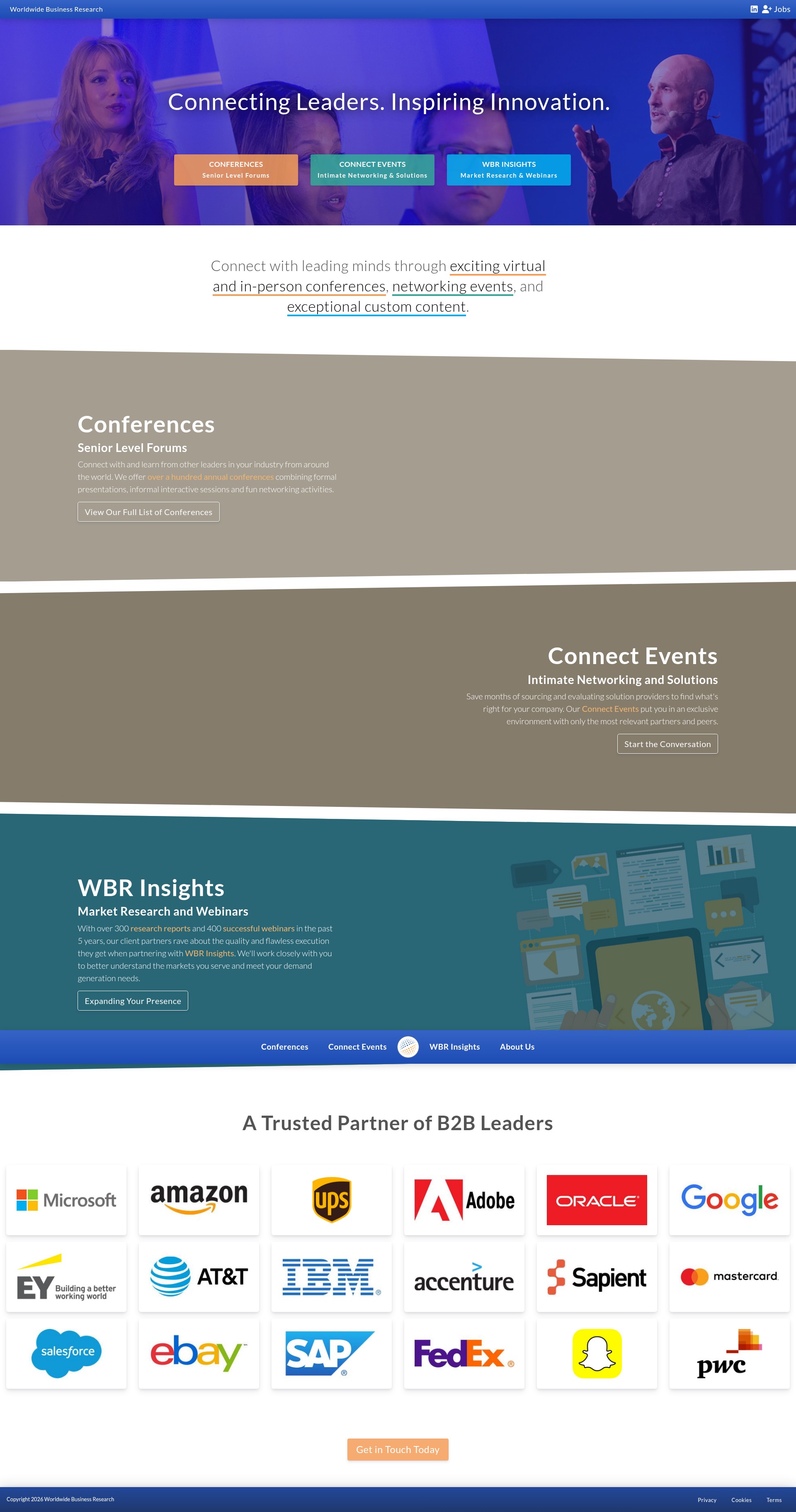 Screenshot of wbresearch.com