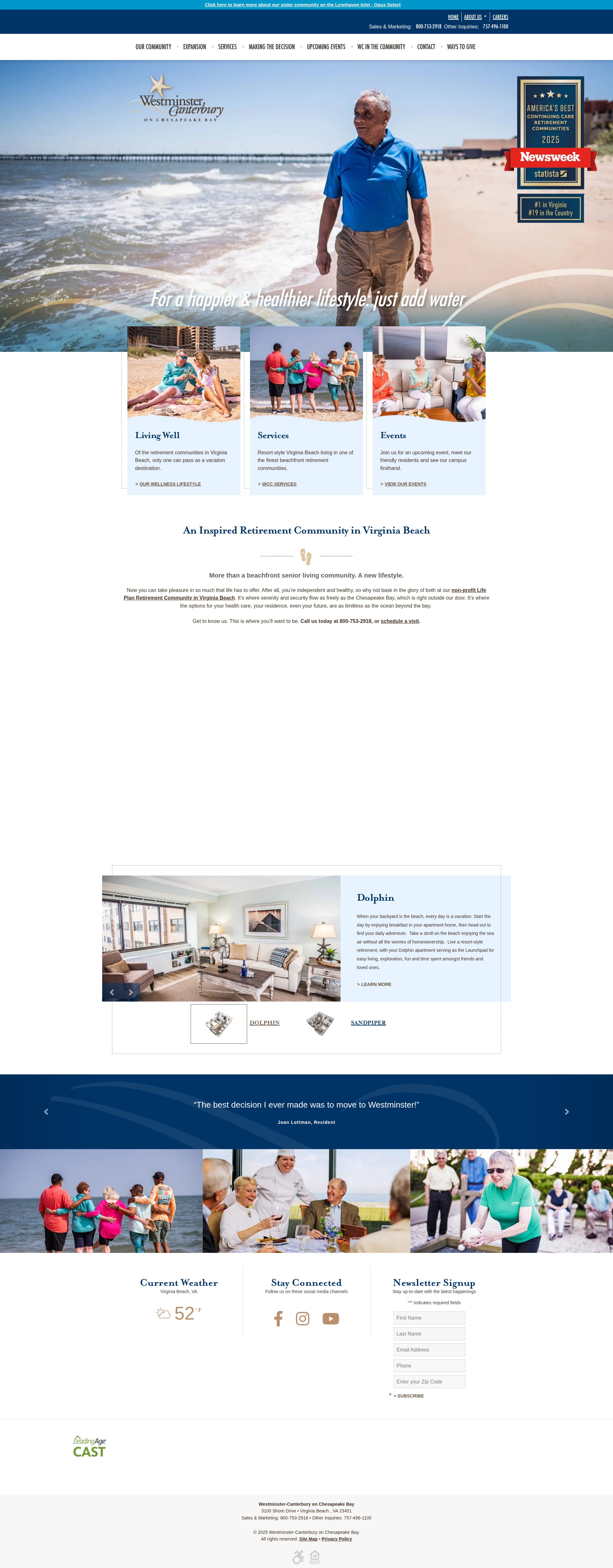 Screenshot of wcbay.com