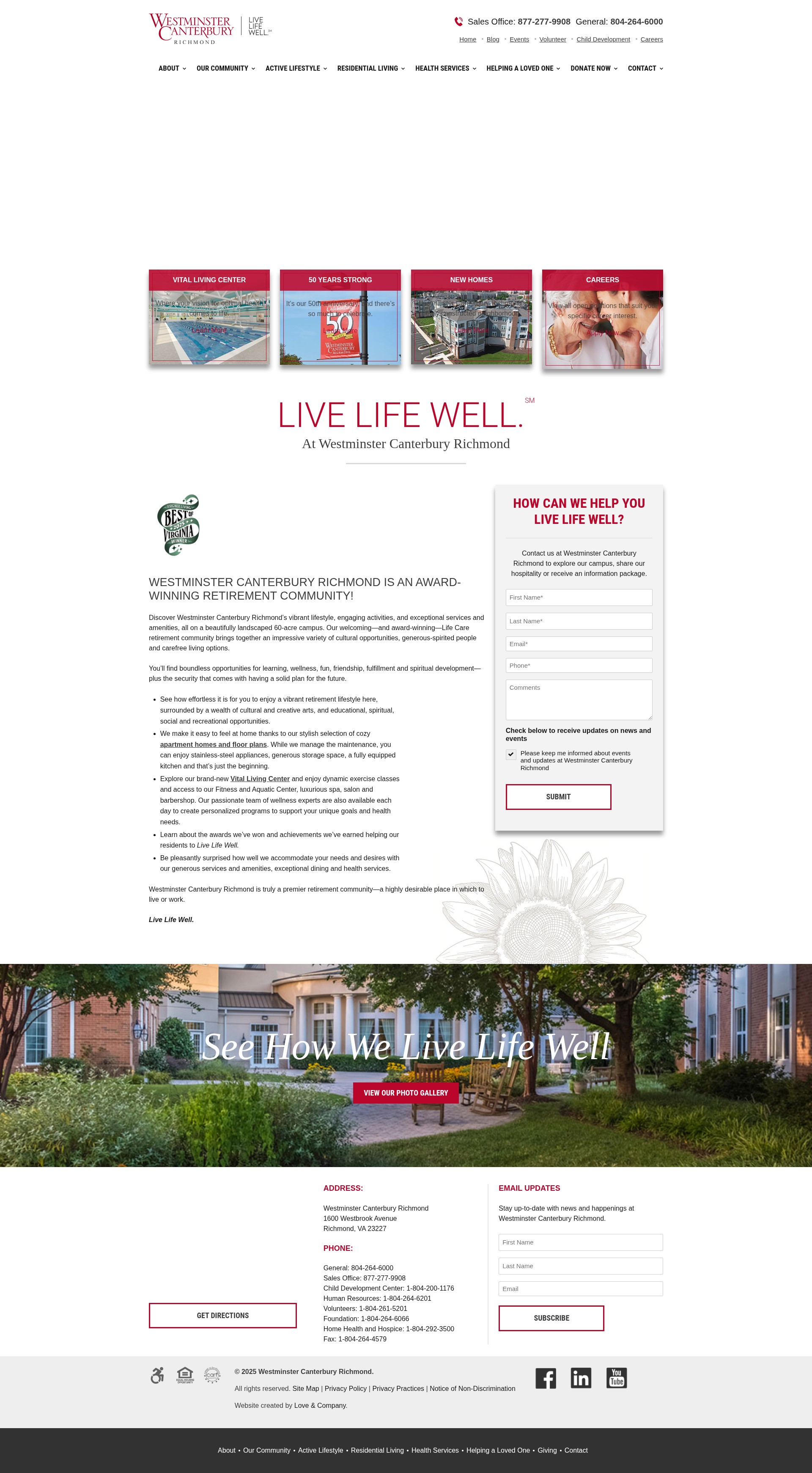 Screenshot of wcrichmond.org
