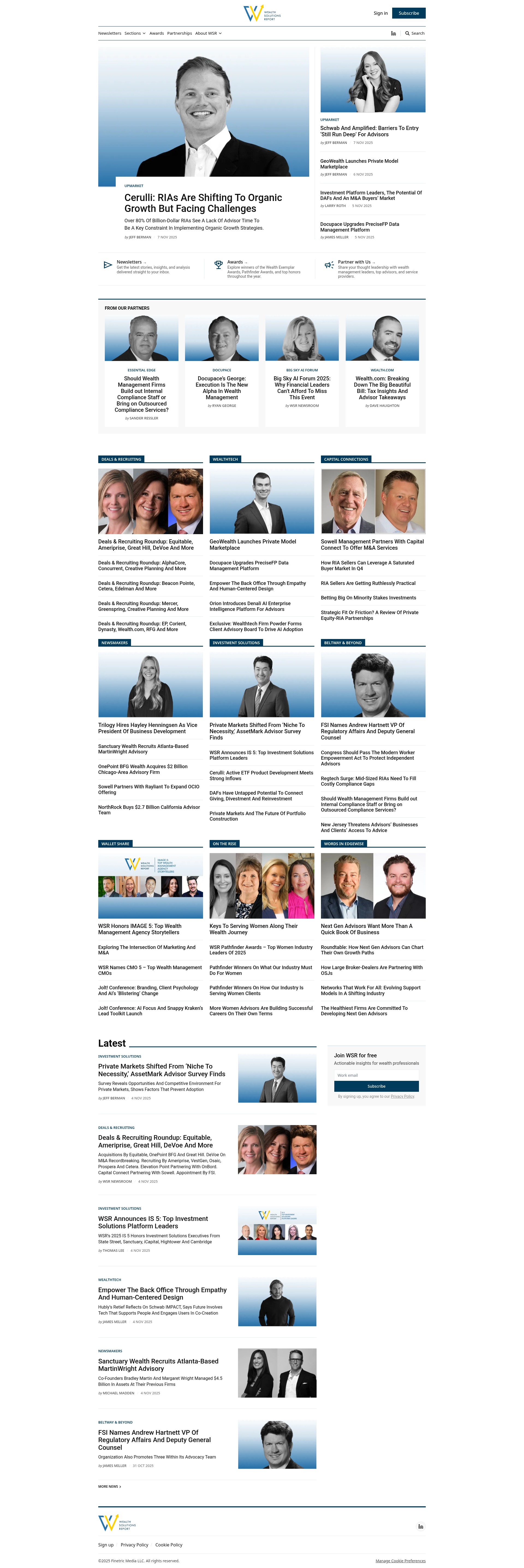 Screenshot of wealthsolutionsreport.com