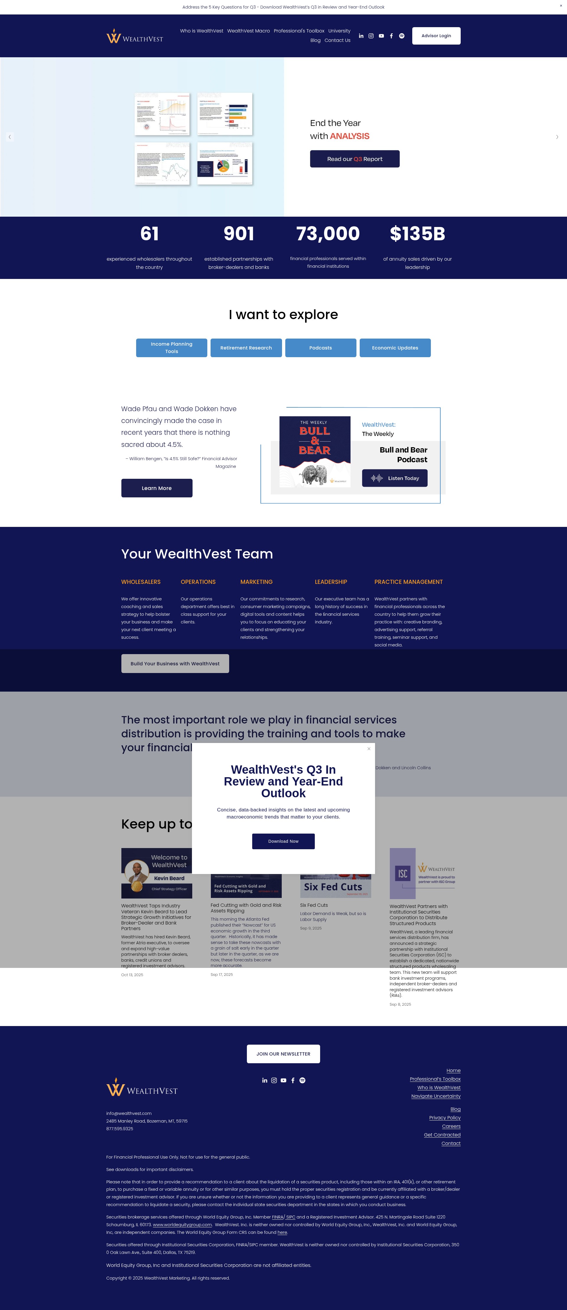 Screenshot of wealthvest.com