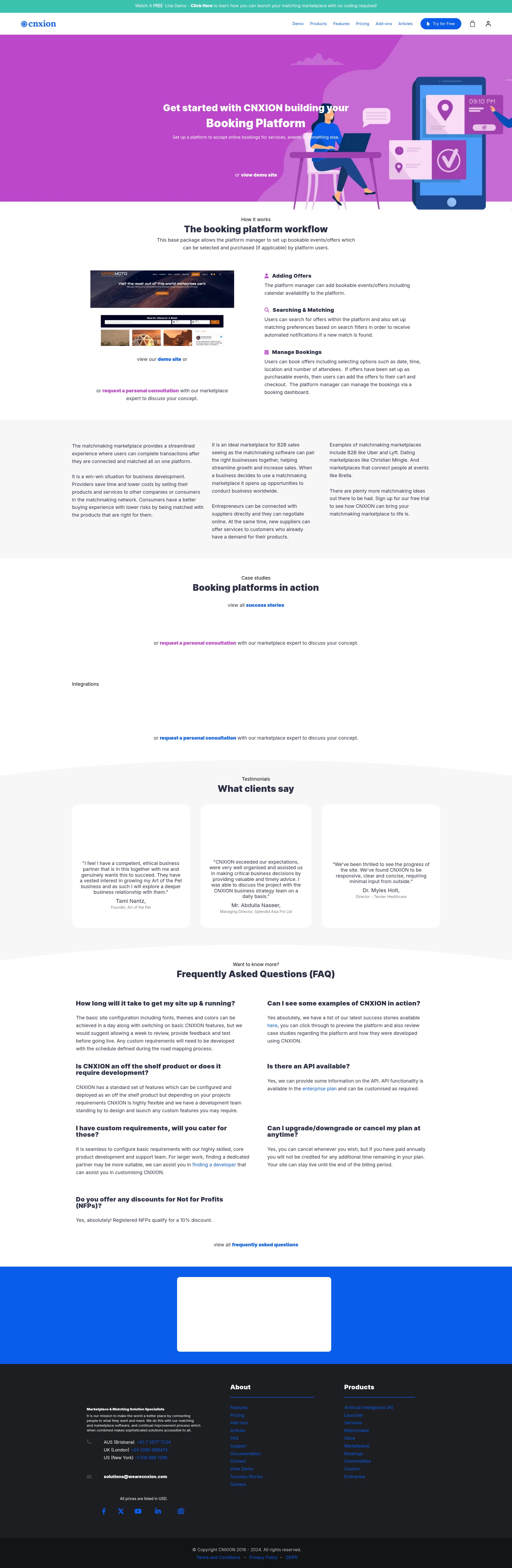 Screenshot of wearecnxion.com