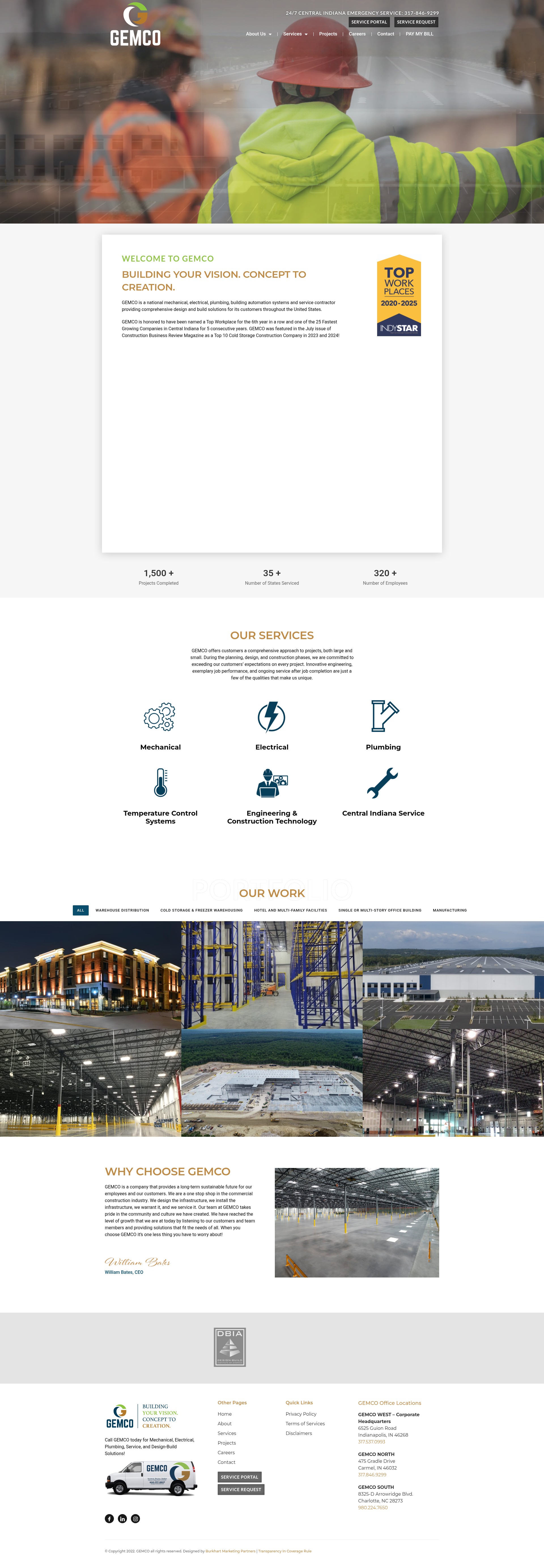 Screenshot of wearegemco.com