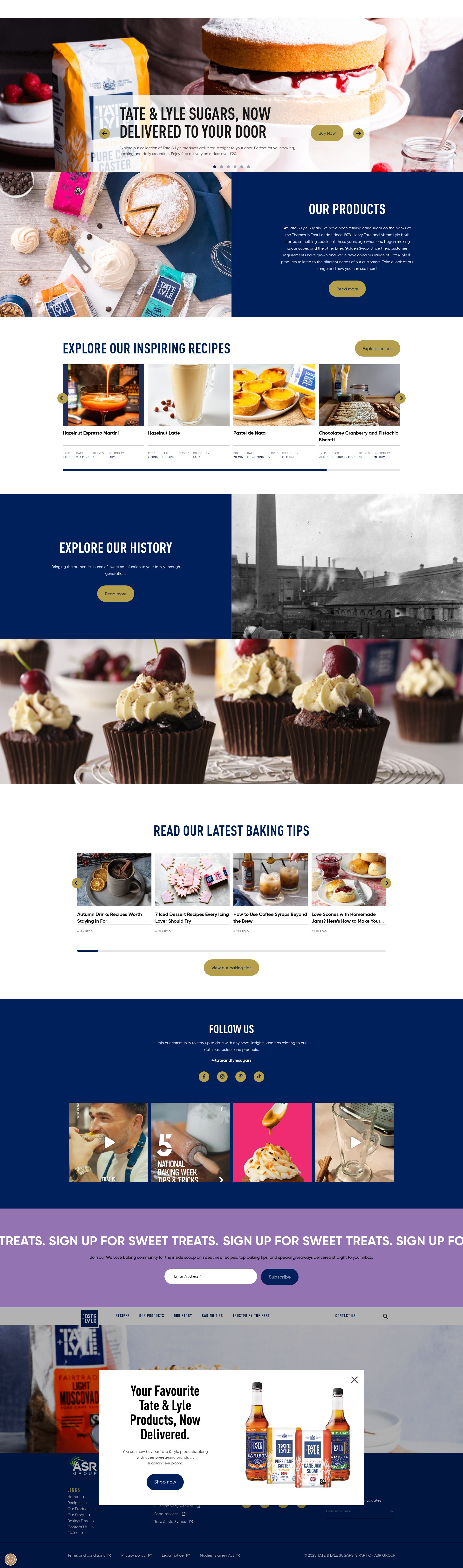 Screenshot of wearetateandlylesugars.com