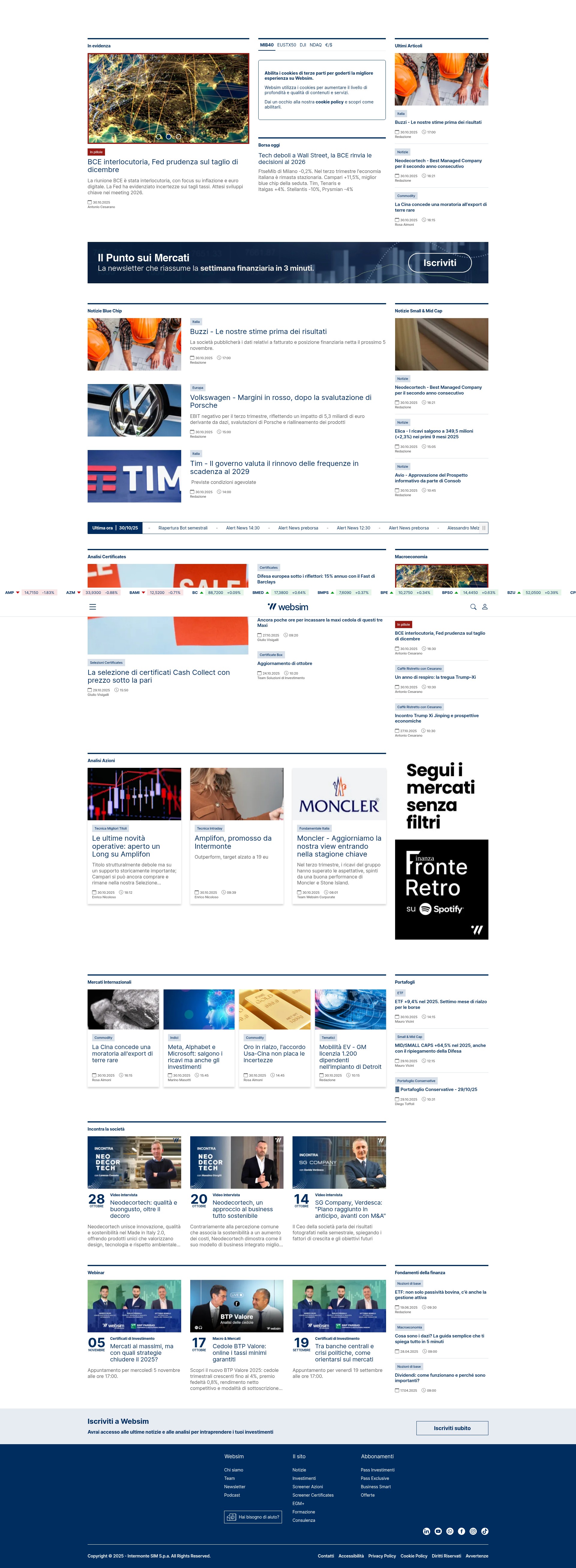 Screenshot of websim.it