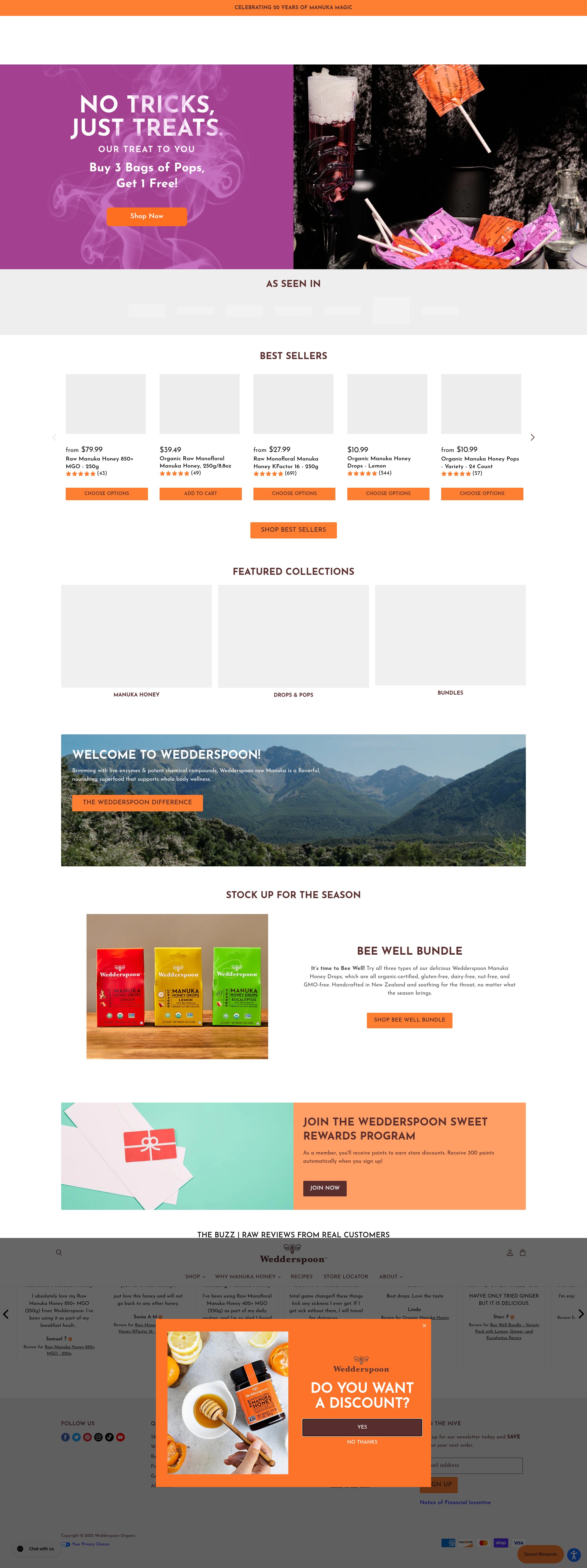Screenshot of wedderspoon.com