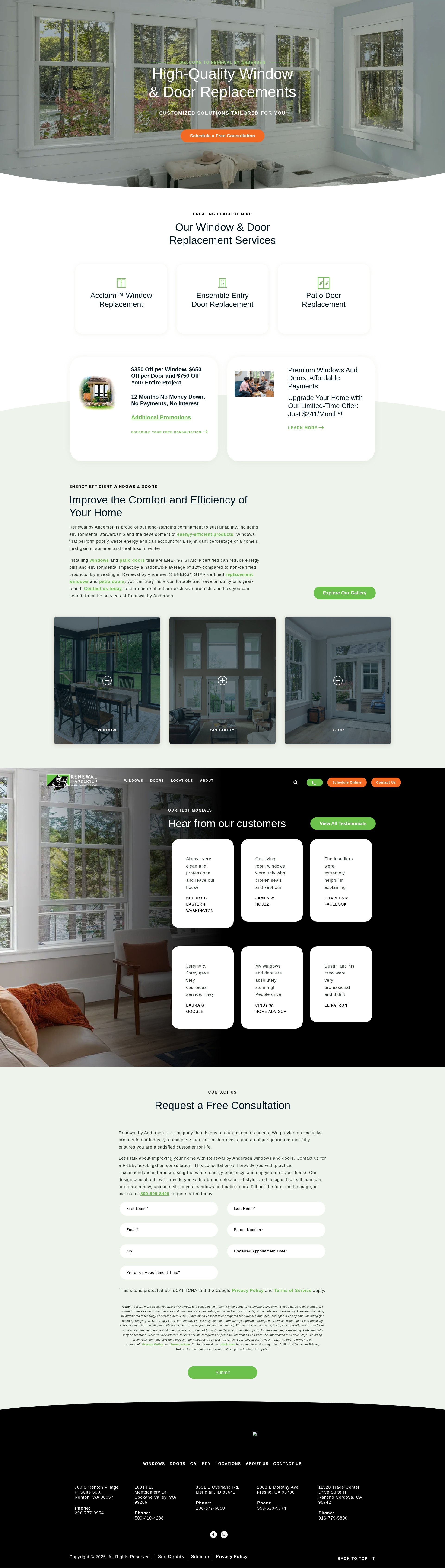 Screenshot of wedgwoodwindowsdoors.com