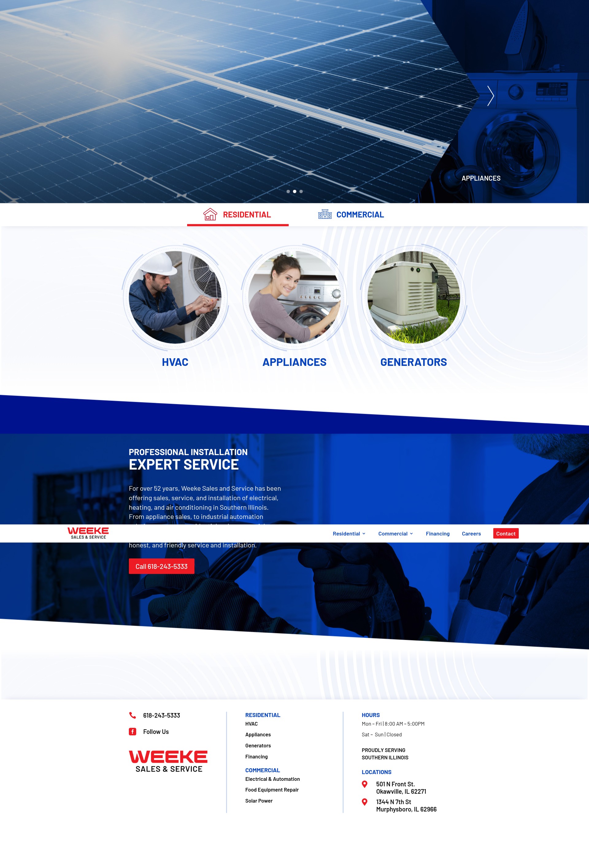 Screenshot of weekesales.com
