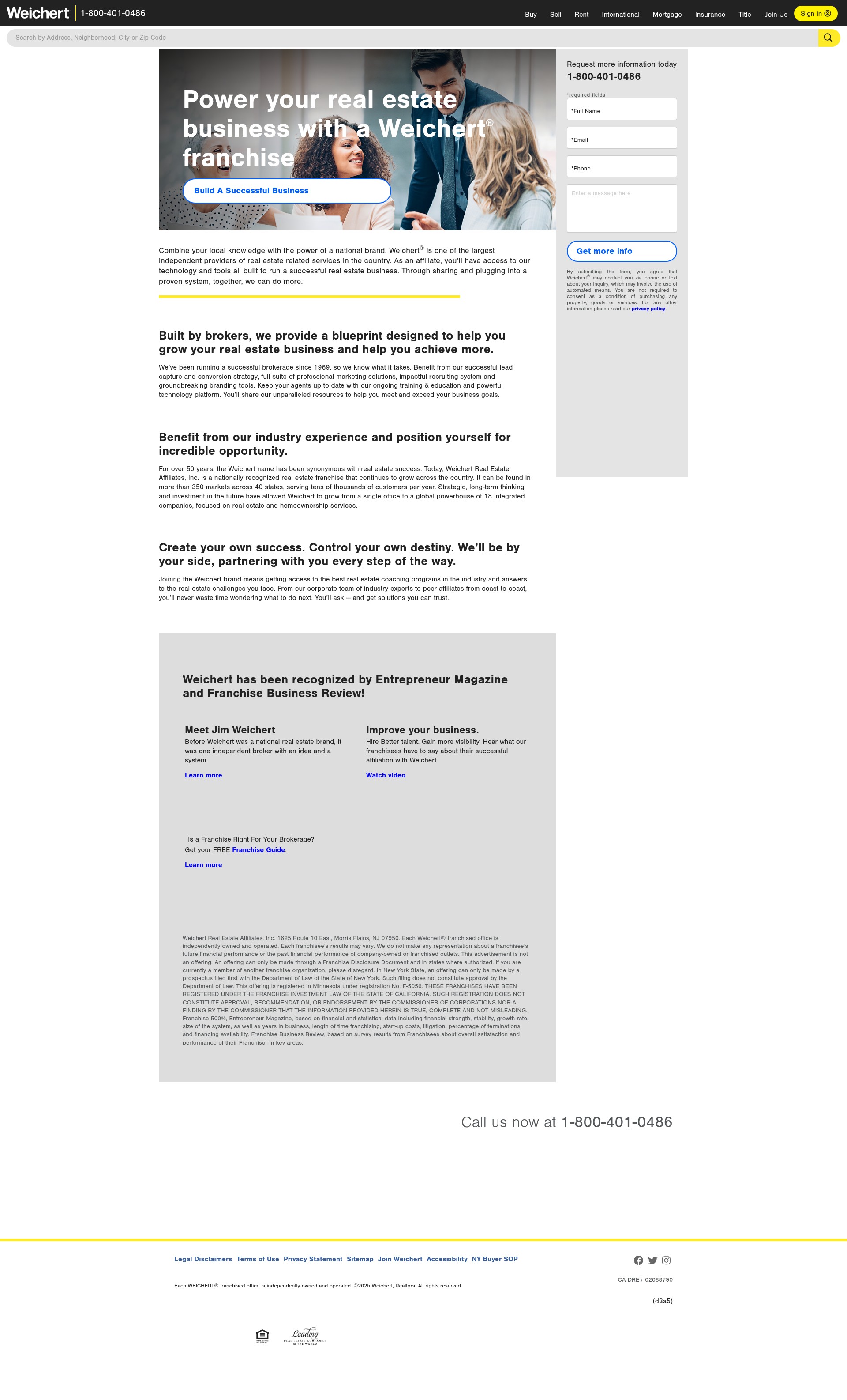 Screenshot of weichert.com