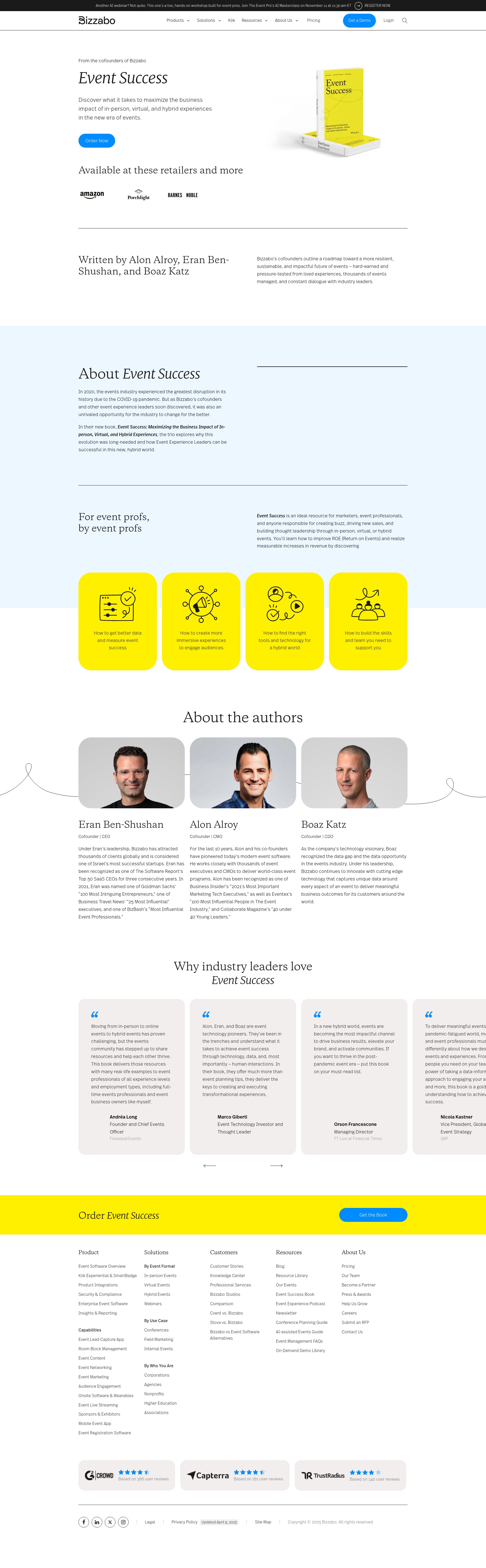 Screenshot of welcome.bizzabo.com