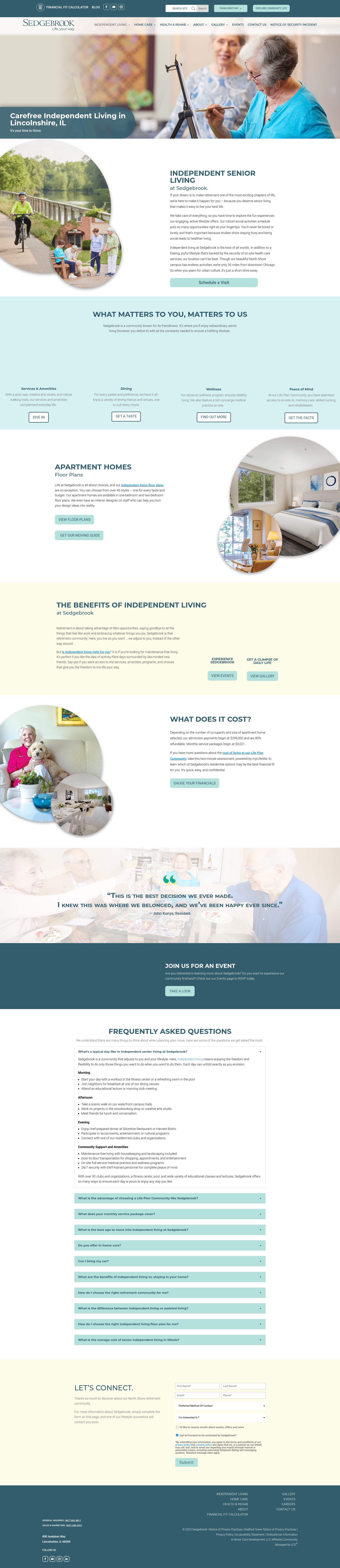 Screenshot of welcometosedgebrook.com