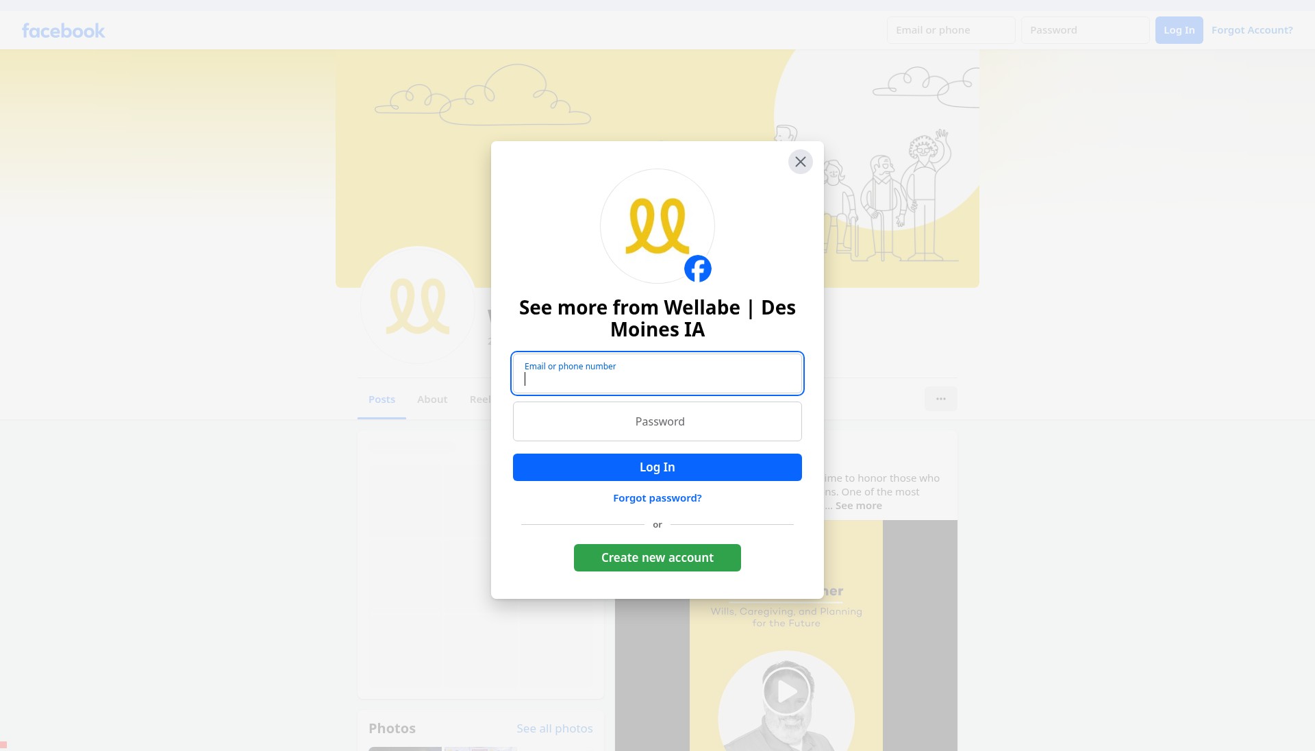 Screenshot of wellabe.com