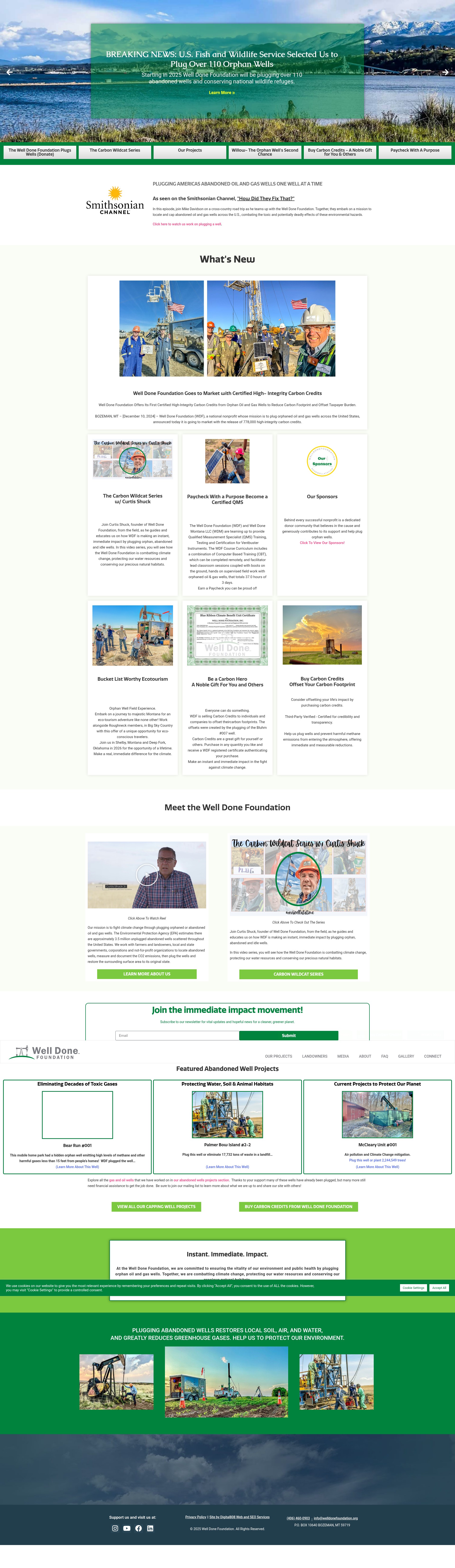 Screenshot of welldonefoundation.org