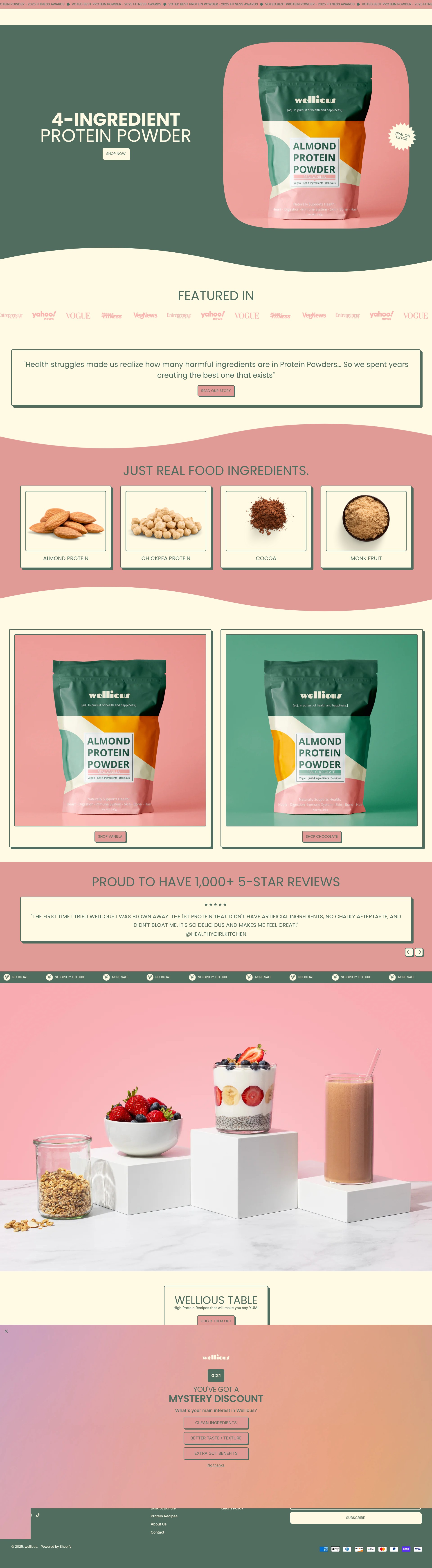 Screenshot of wellious.co