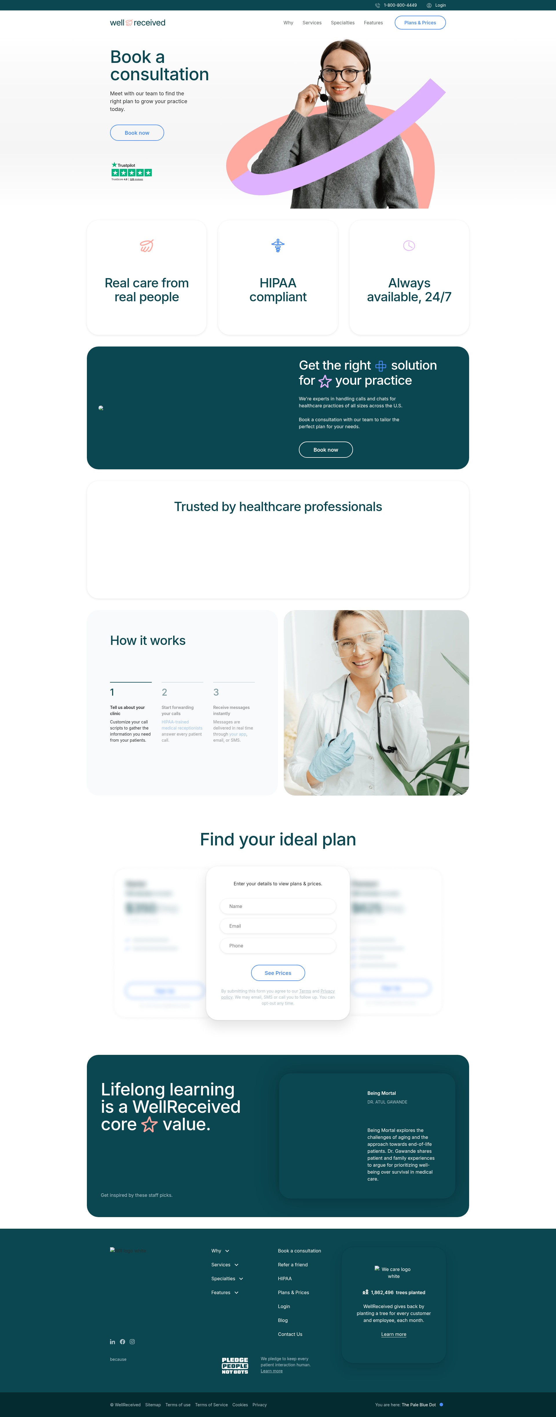 Screenshot of wellreceived.com