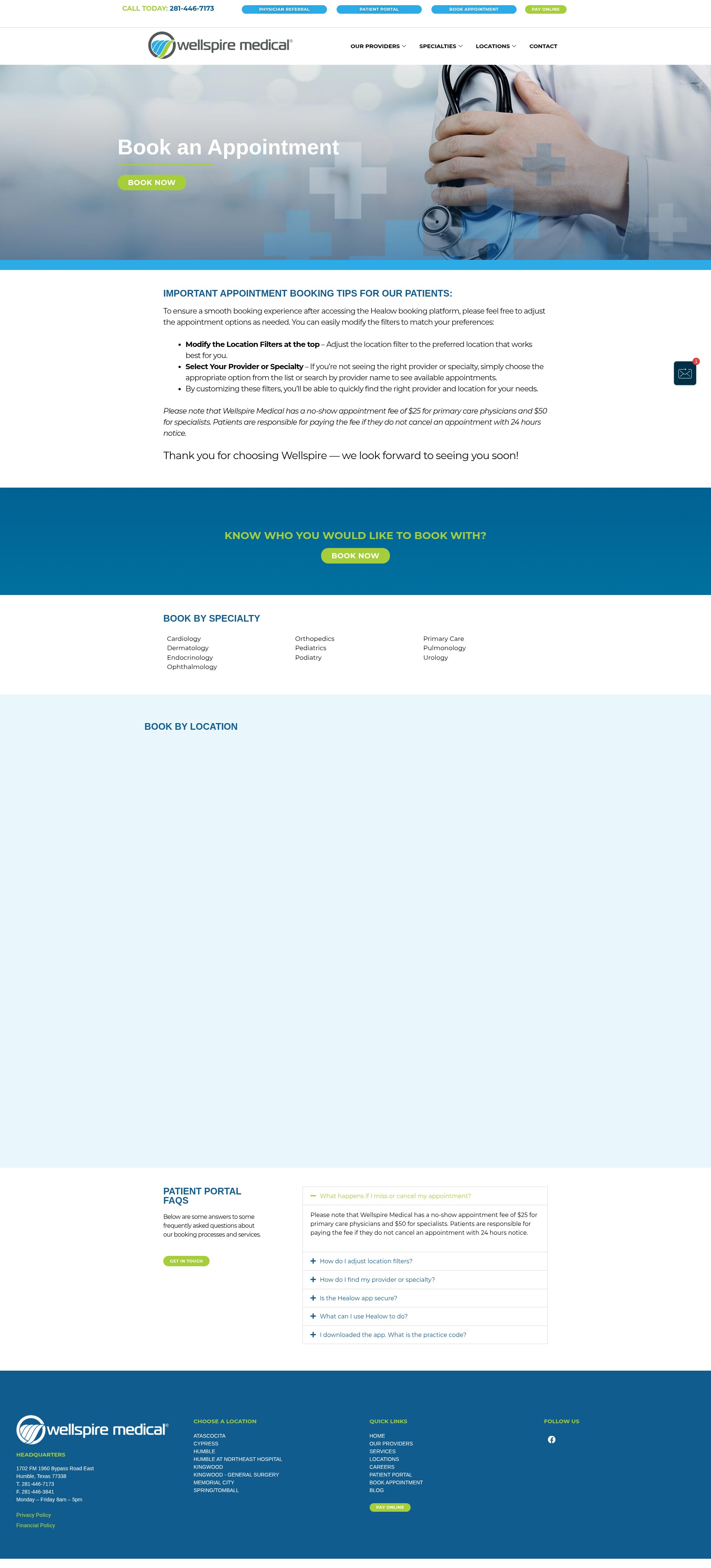 Screenshot of wellspire.net