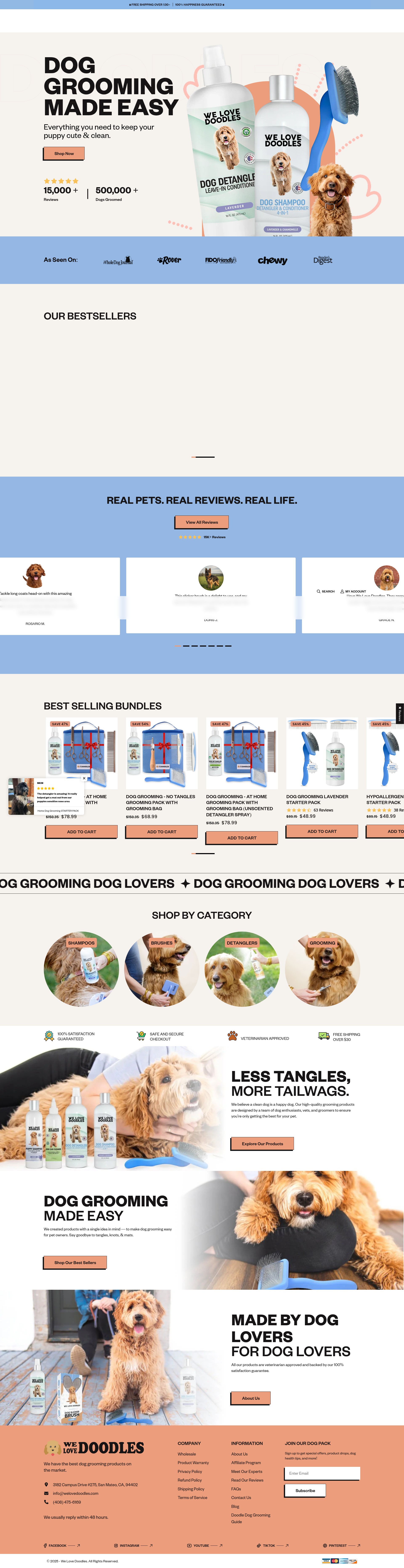 Screenshot of welovedoodles.com