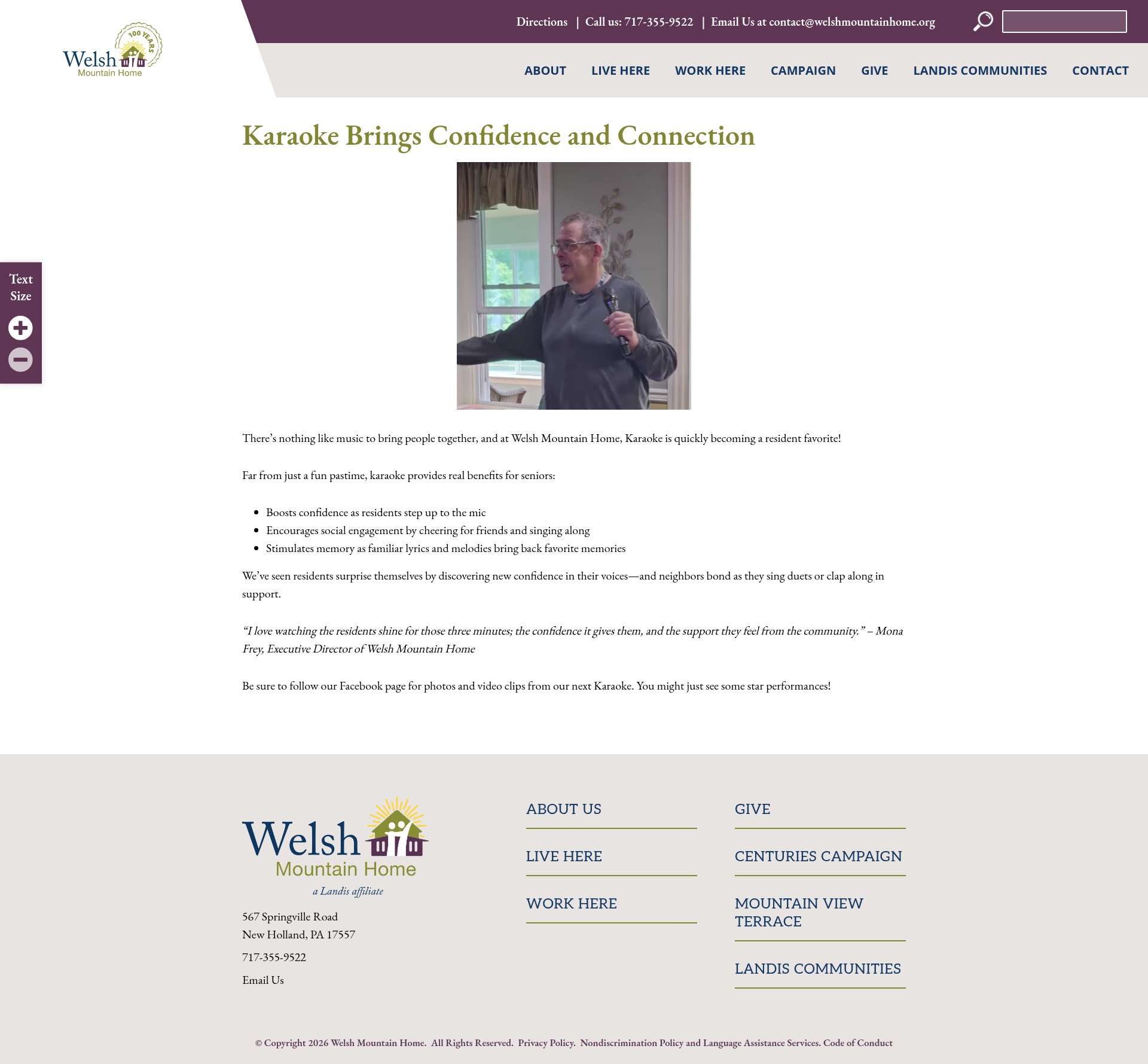 Screenshot of welshmountainhome.org