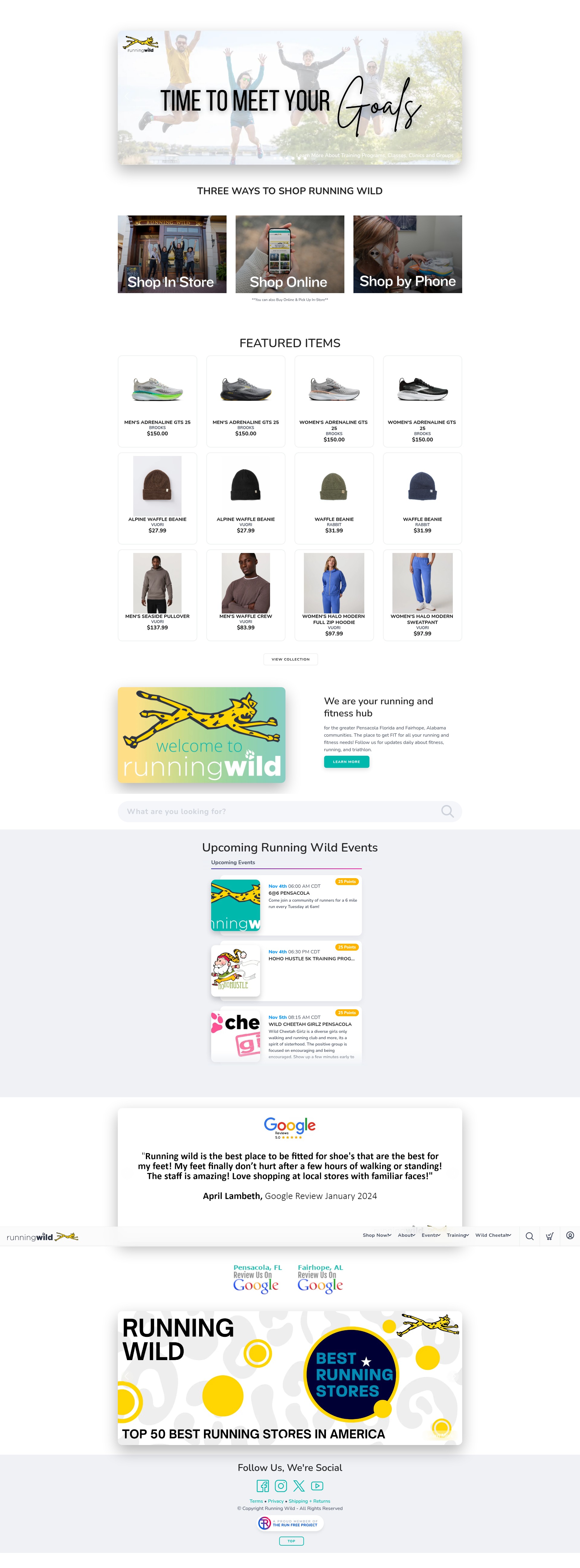 Screenshot of werunwild.com