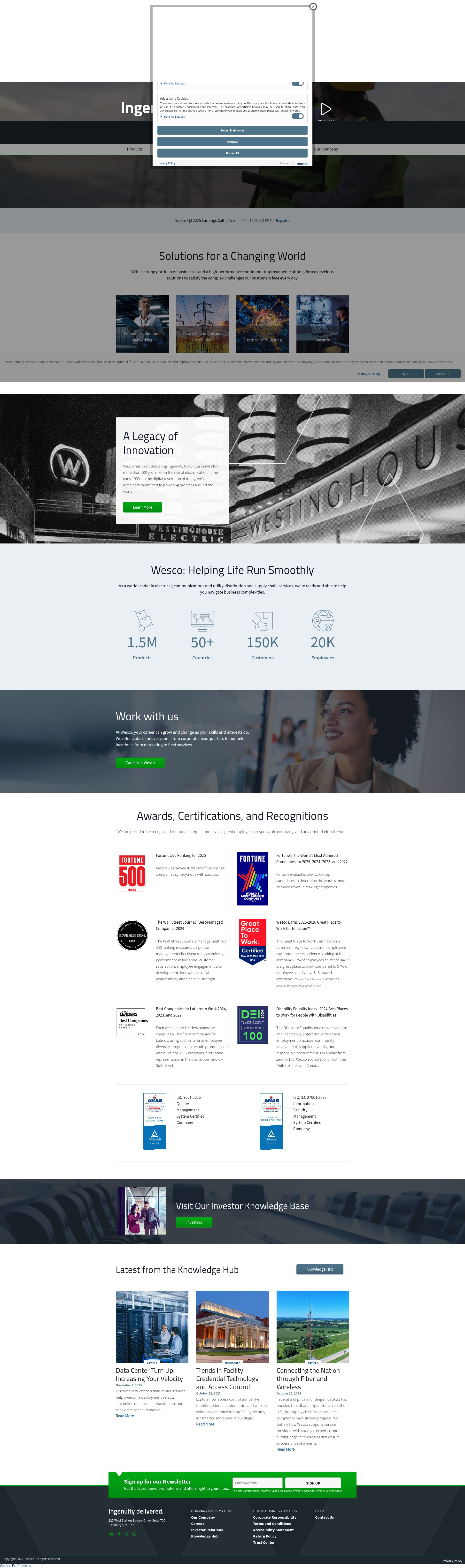 Screenshot of wes.co