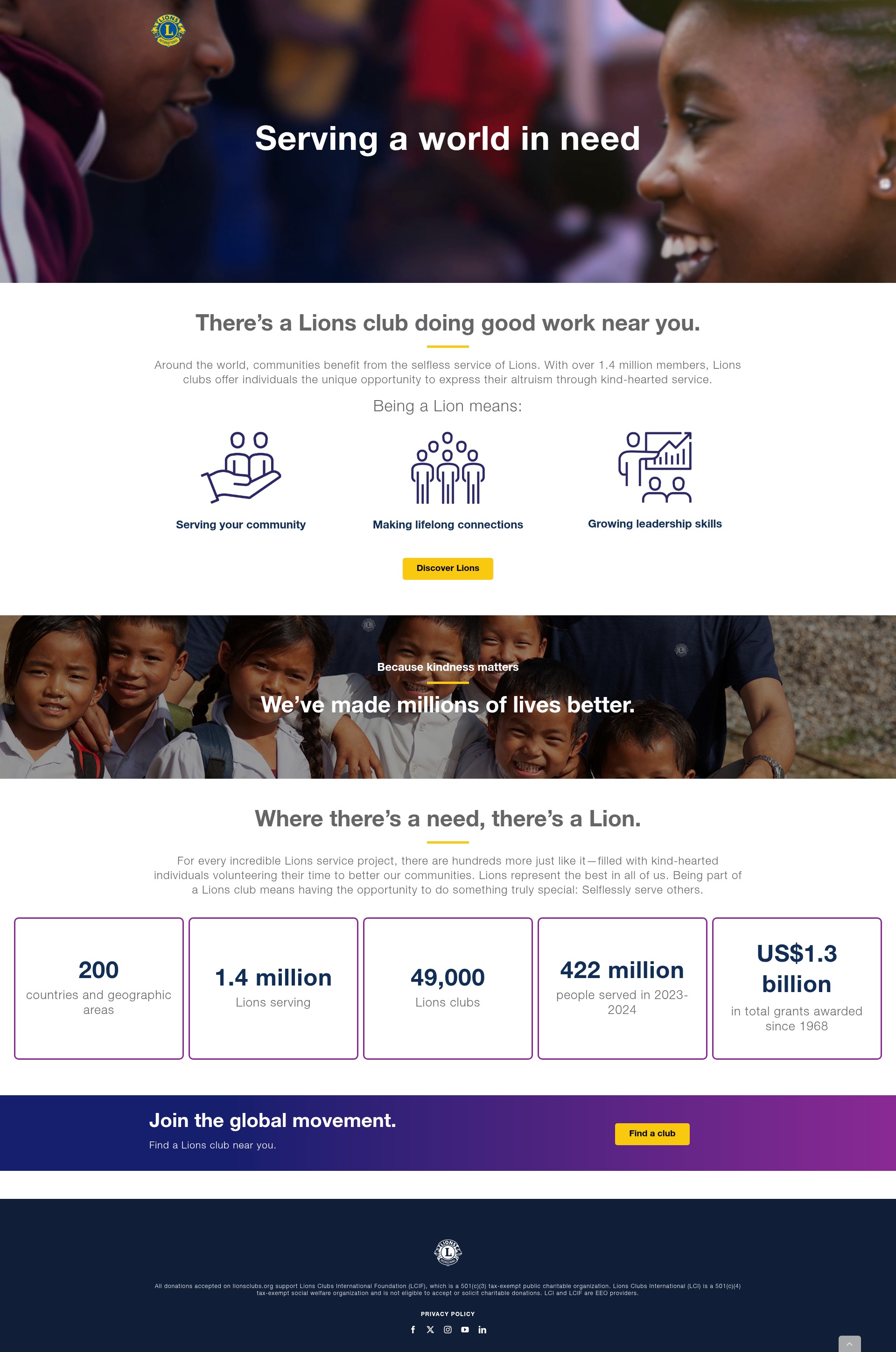 Screenshot of weserve.org