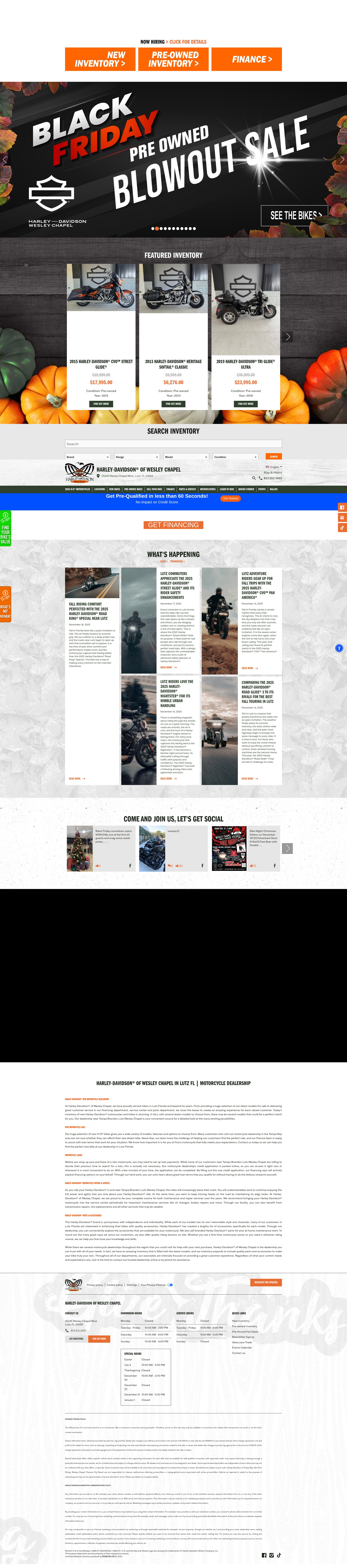 Screenshot of wesleychapelhd.com