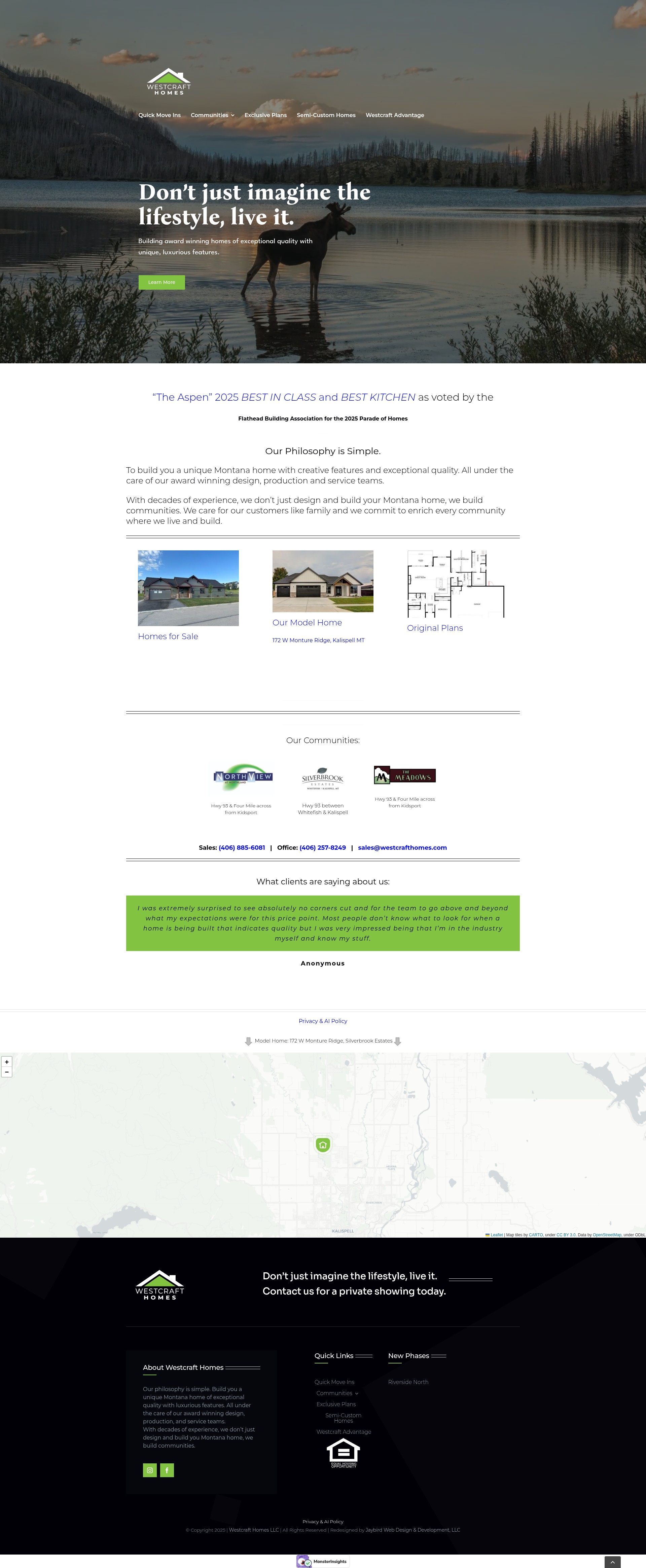 Screenshot of westcrafthomes.com