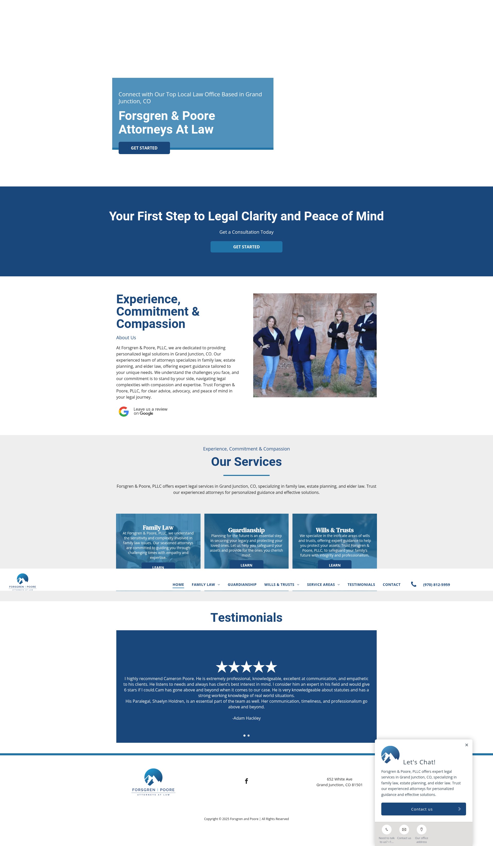 Screenshot of westerncolaw.com