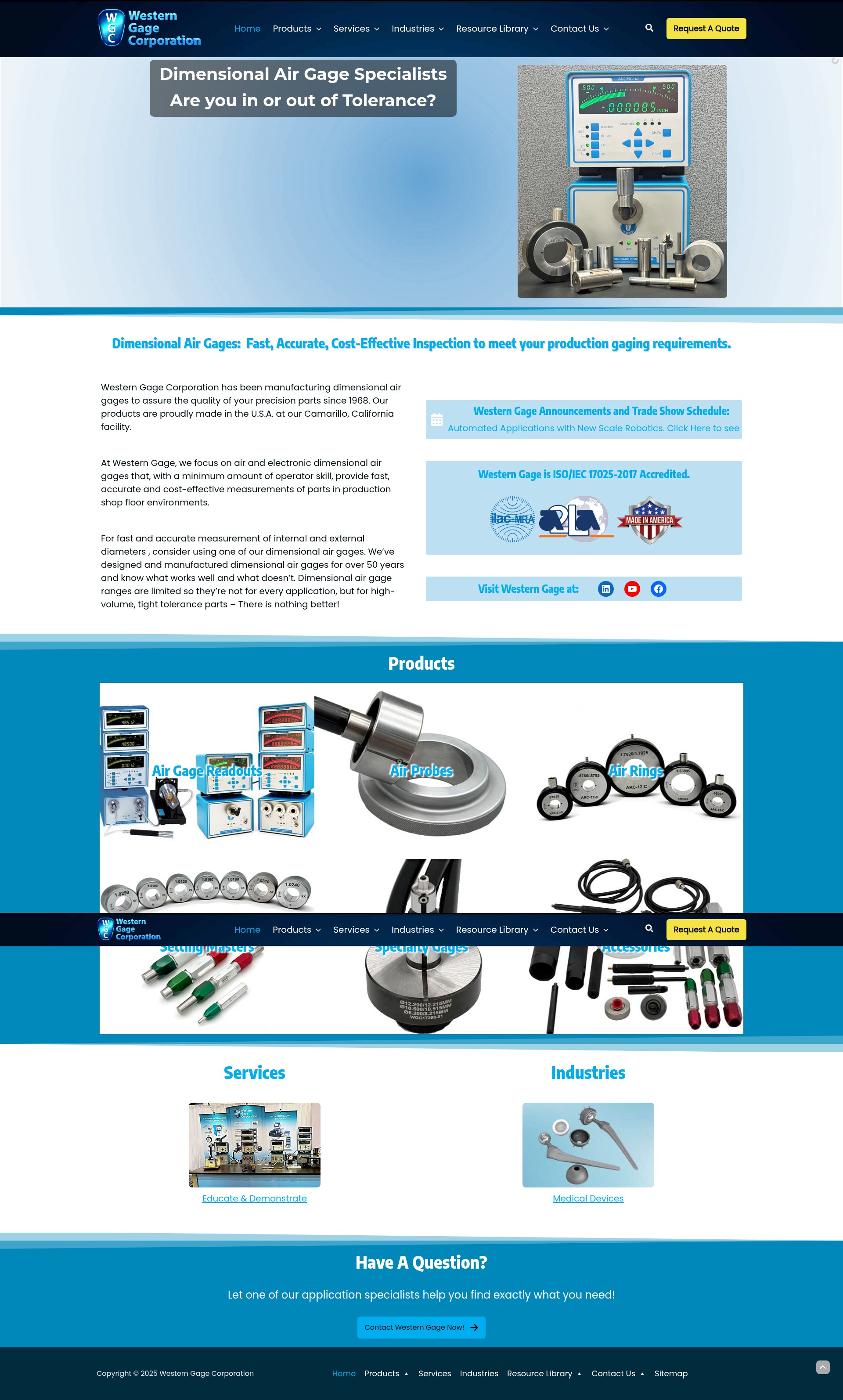 Screenshot of westerngage.com