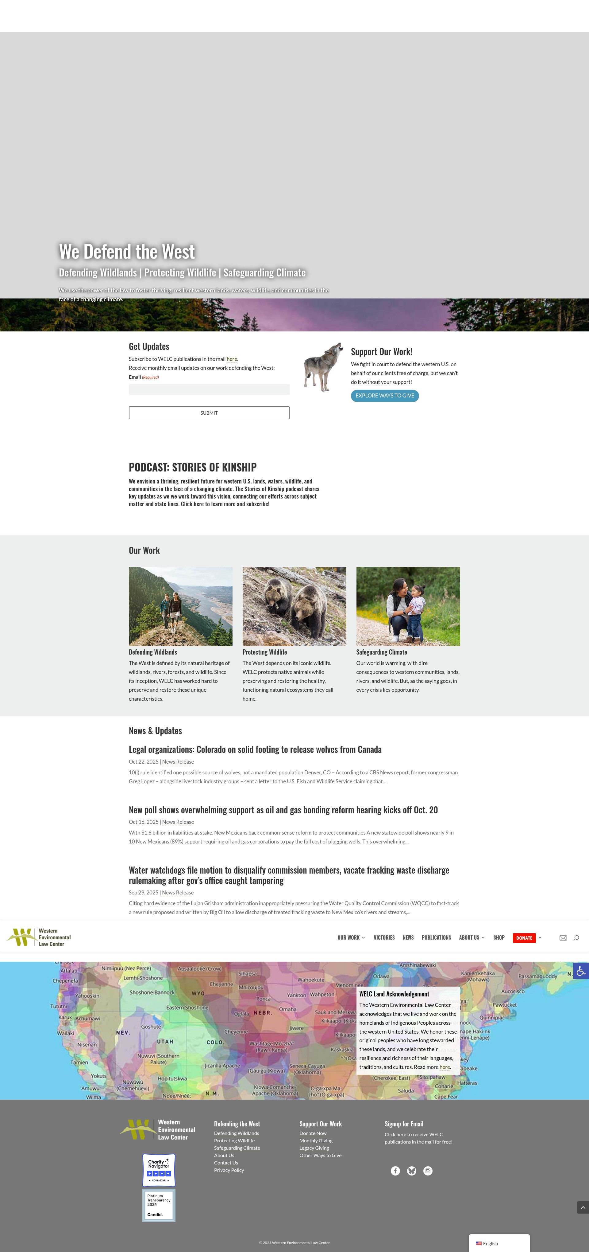 Screenshot of westernlaw.org