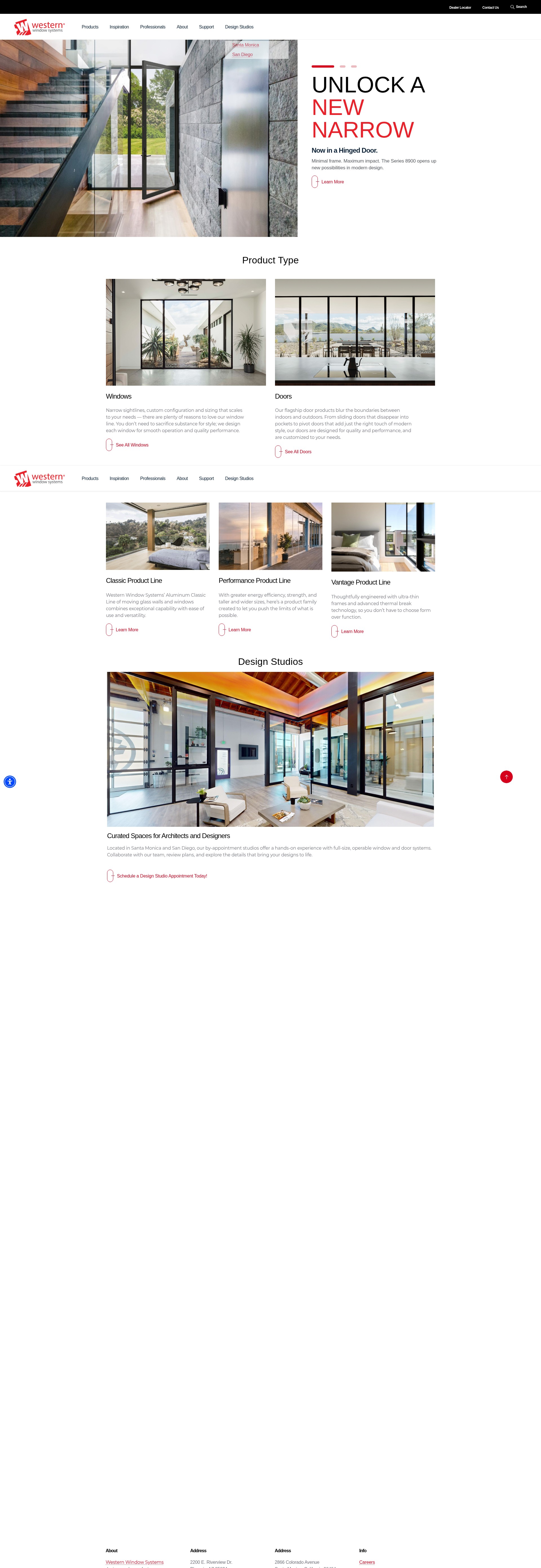 Screenshot of westernwindowsystems.com