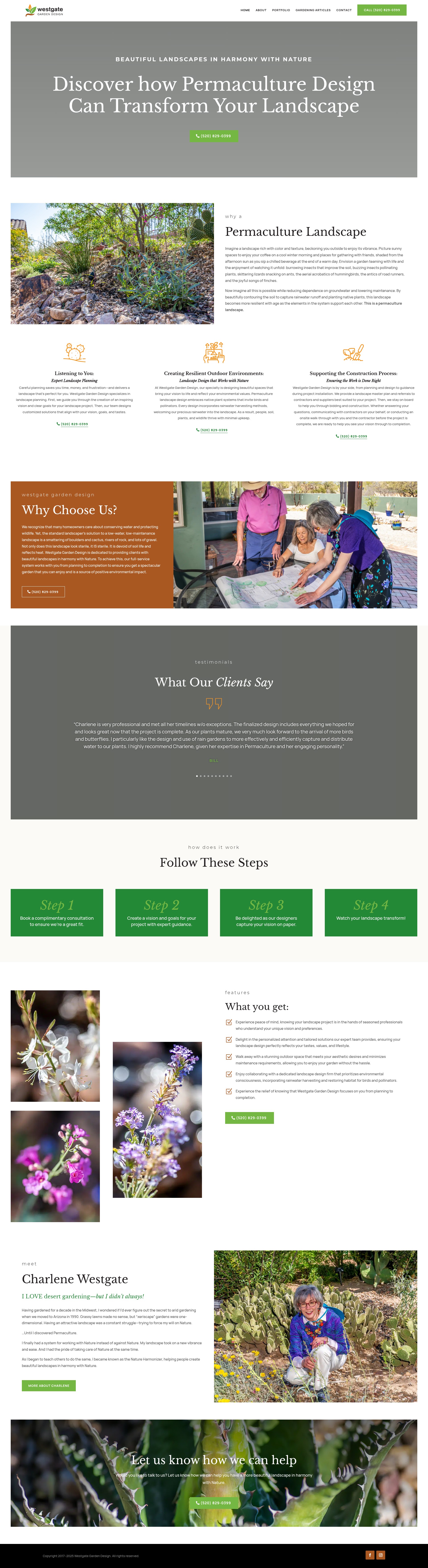 Screenshot of westgategardendesign.com