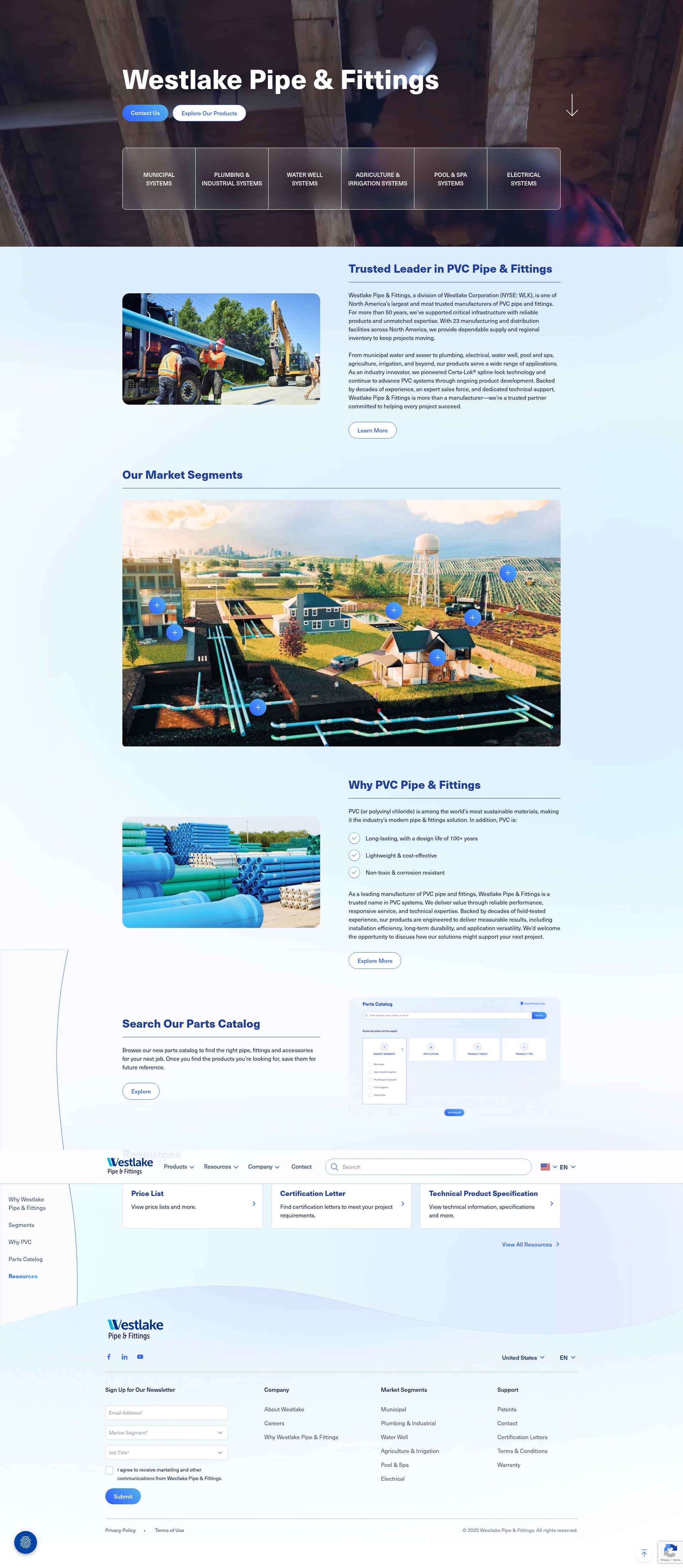 Screenshot of westlakepipe.com