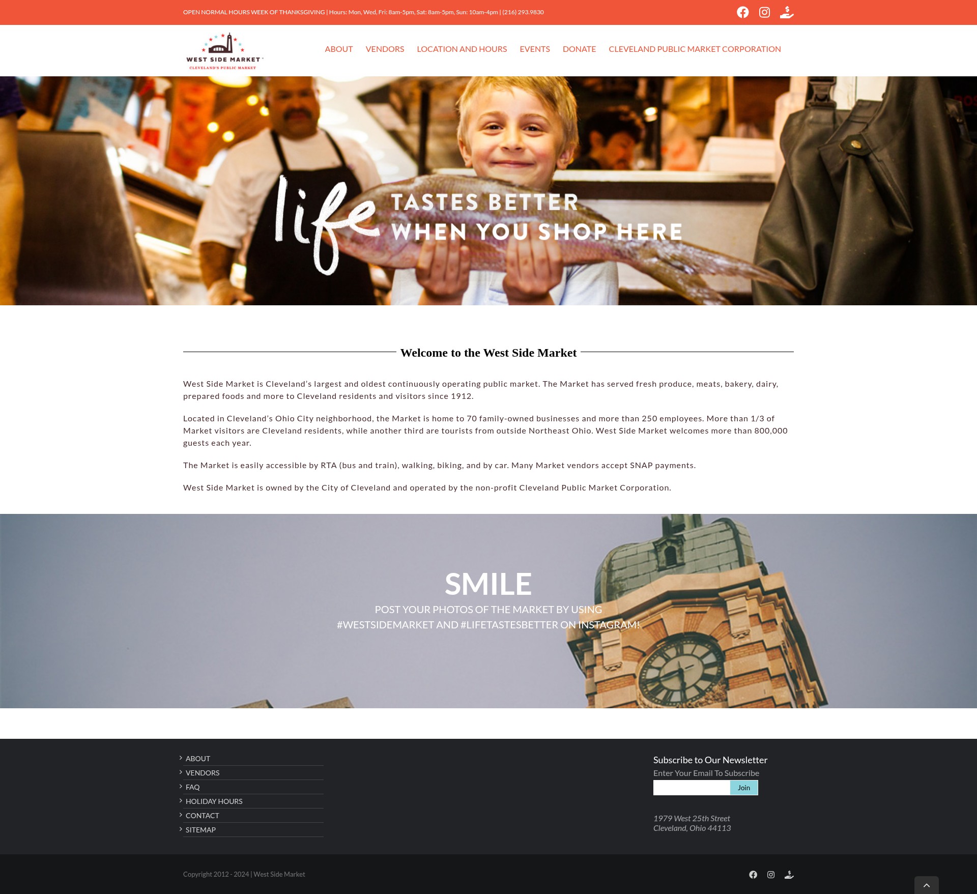 Screenshot of westsidemarket.org