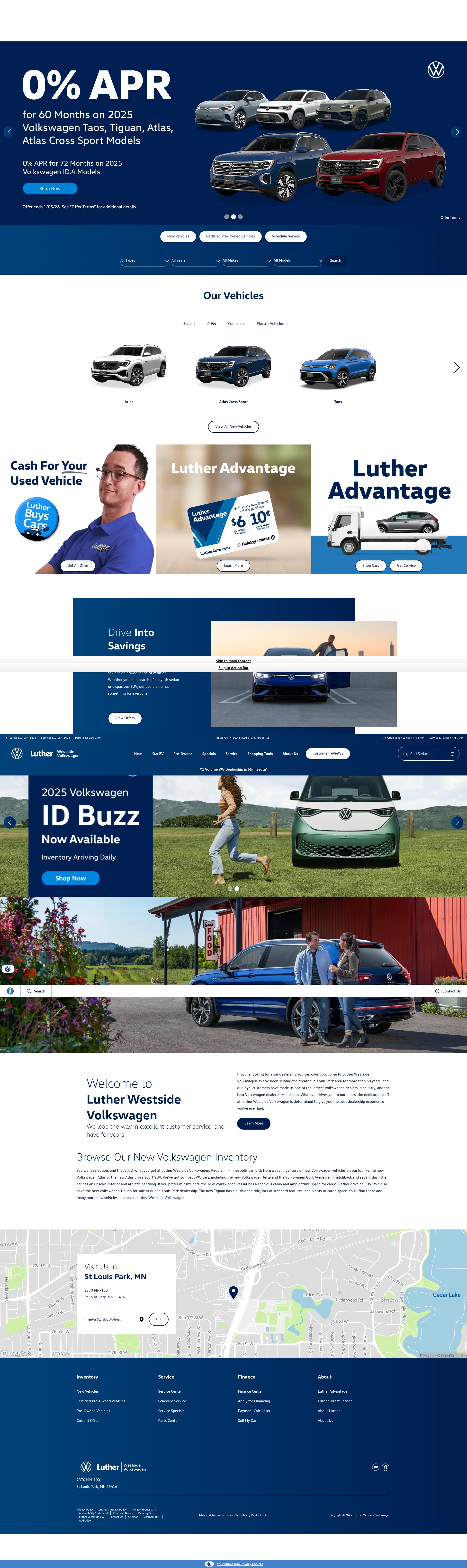 Screenshot of westsidevw.com