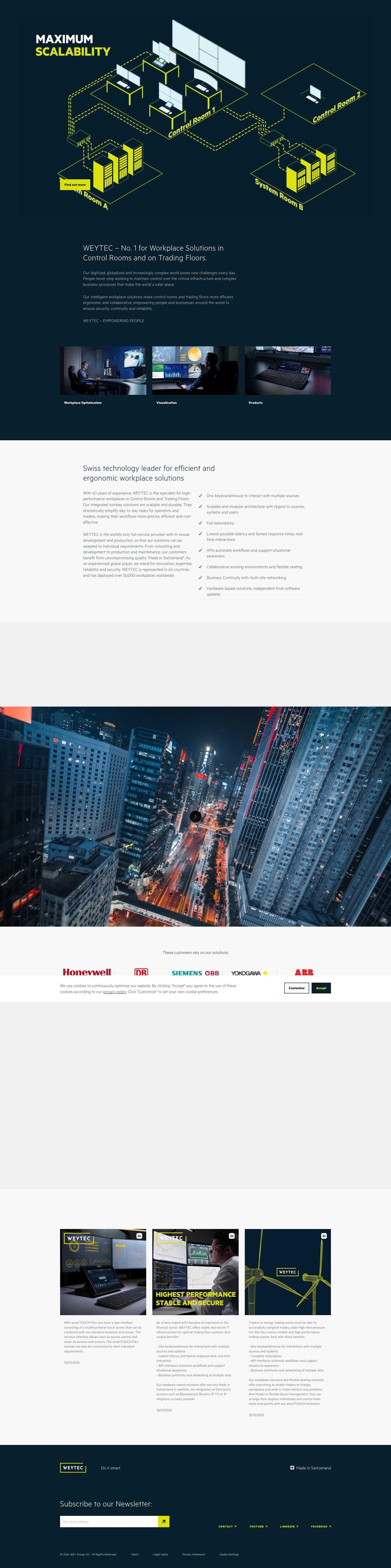 Screenshot of weytec.com