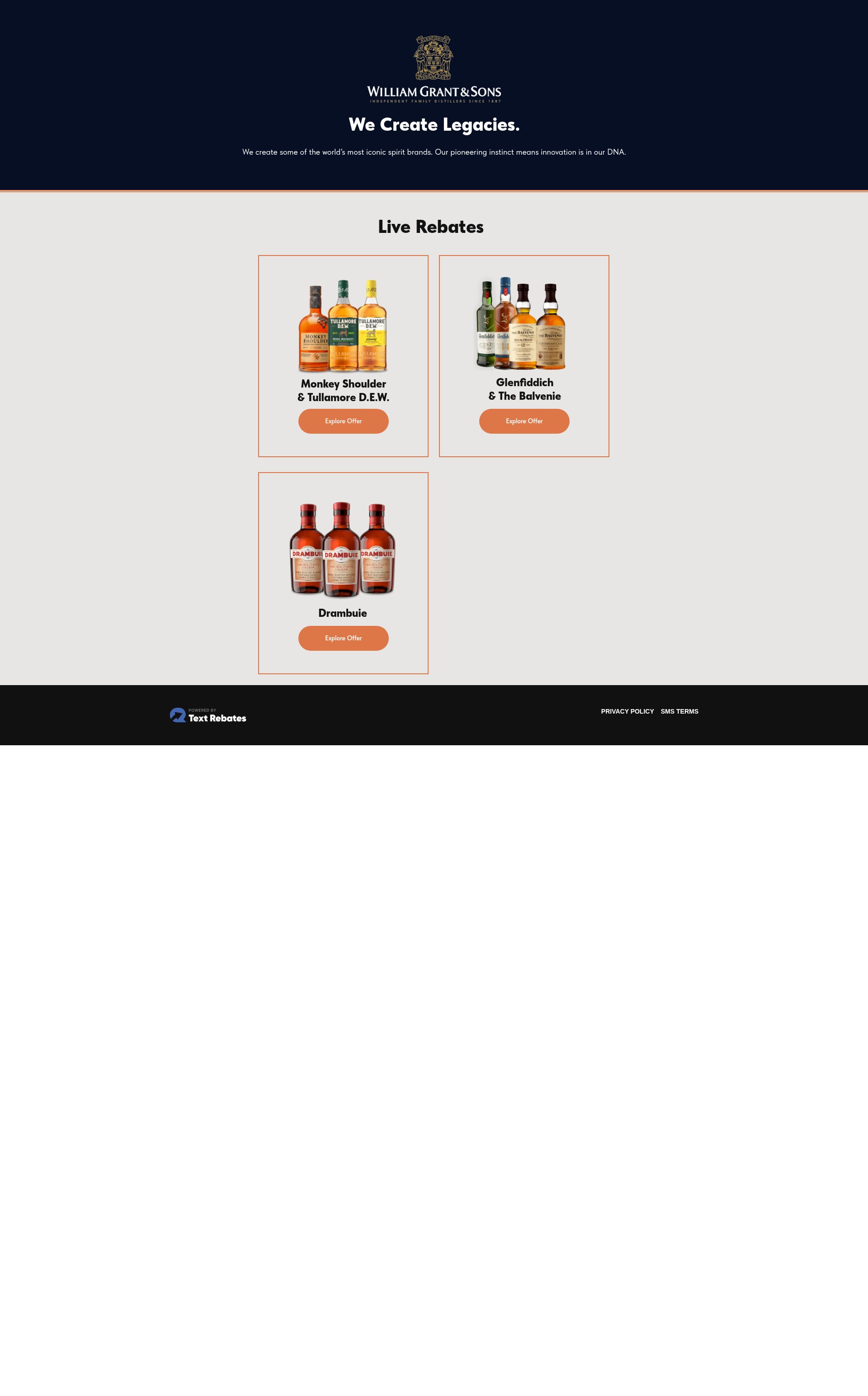 Screenshot of wgsrebates.com